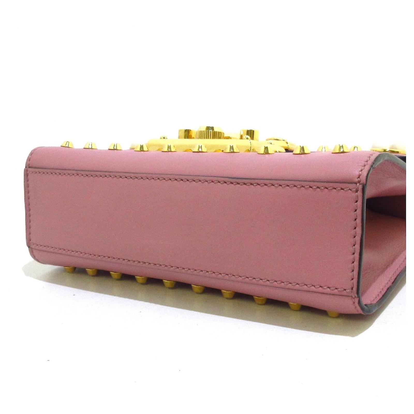 Gucci Padlock Pink Leather ref.473643 Joli Closet