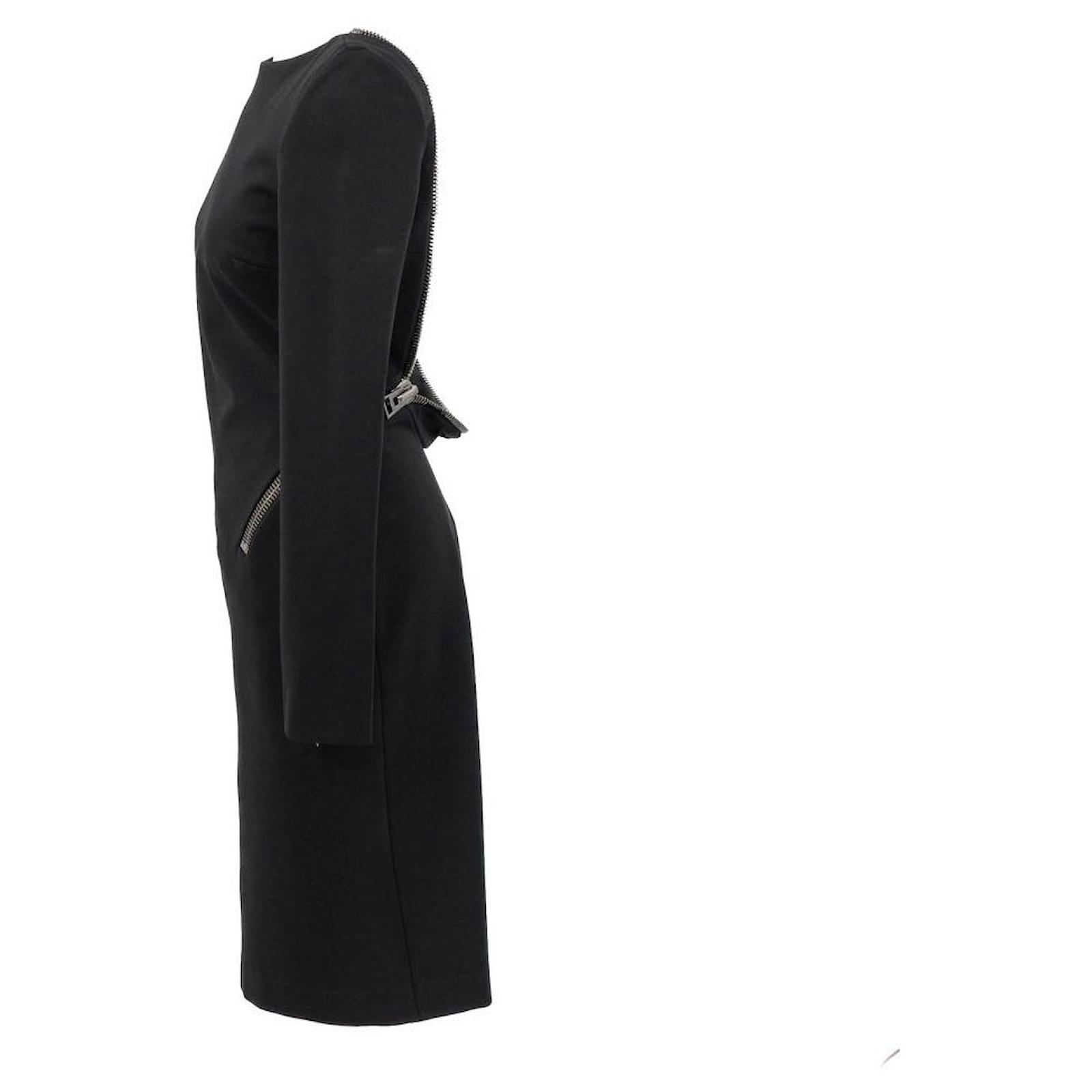 Tom Ford iconic backless zip dress in black Viscose Cellulose fibre ref.JC474354 (Sold) - Joli Closet Tom Ford iconic backless zip dress in black Viscose Cellulose fibre ref.JC474354 (Sold) - Joli Closet