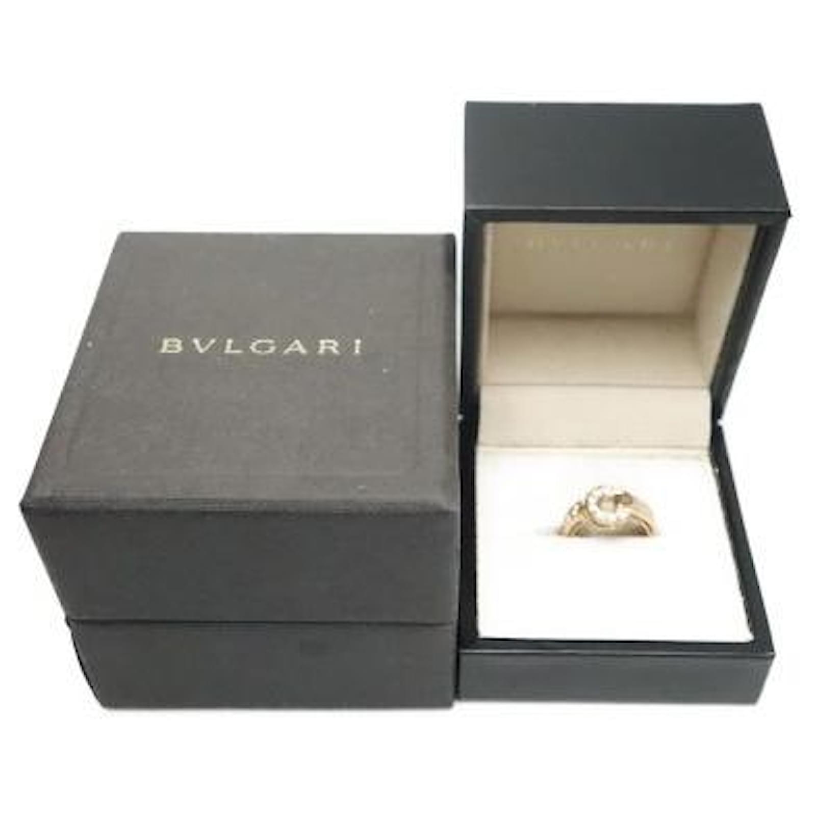 Bulgari [Used] Bvlgari [Box] Ring / Diamond / K18PG / # 6.5 Golden Pink ...