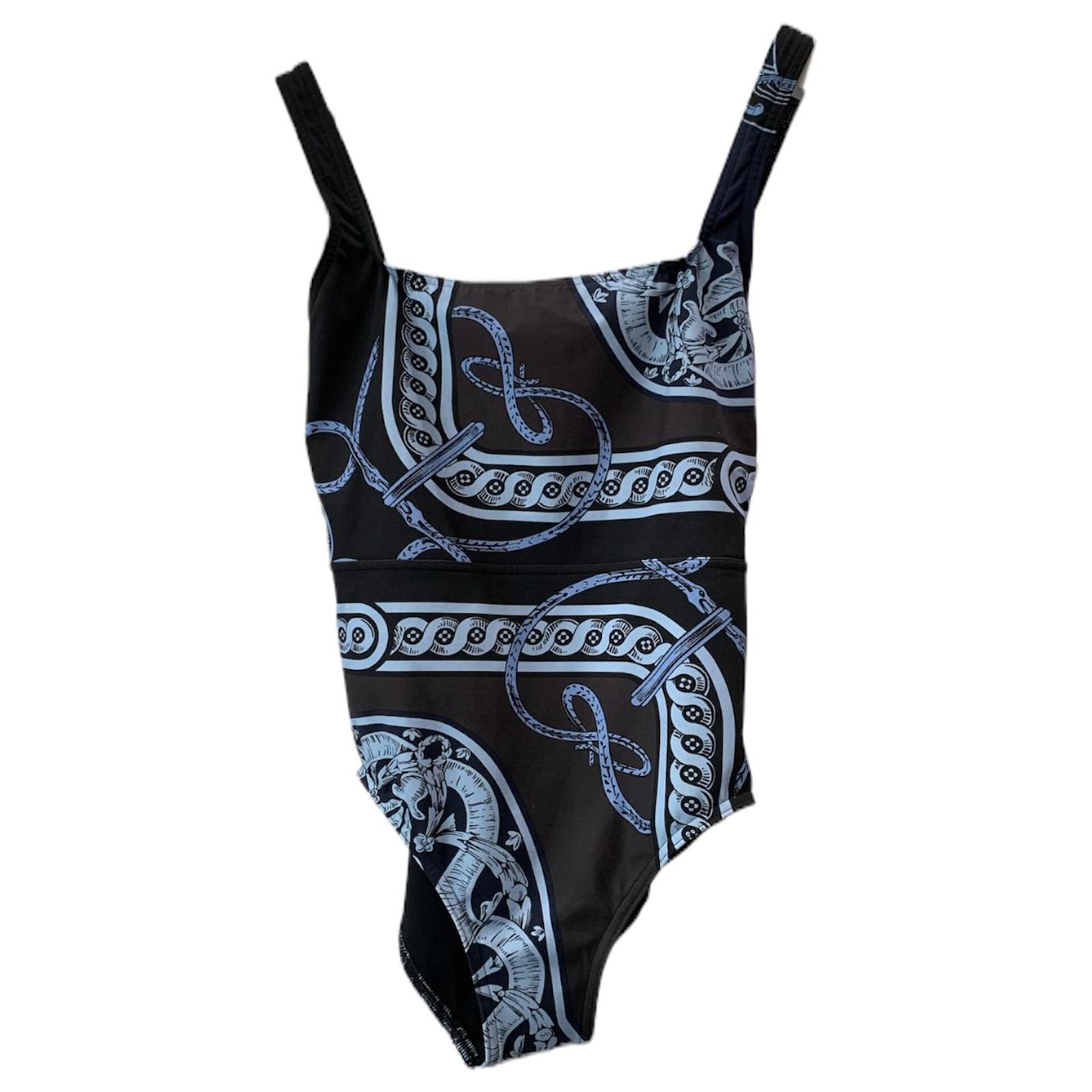 Hermès Swimwear Light blue Dark blue Polyamide ref.474921 Joli Closet