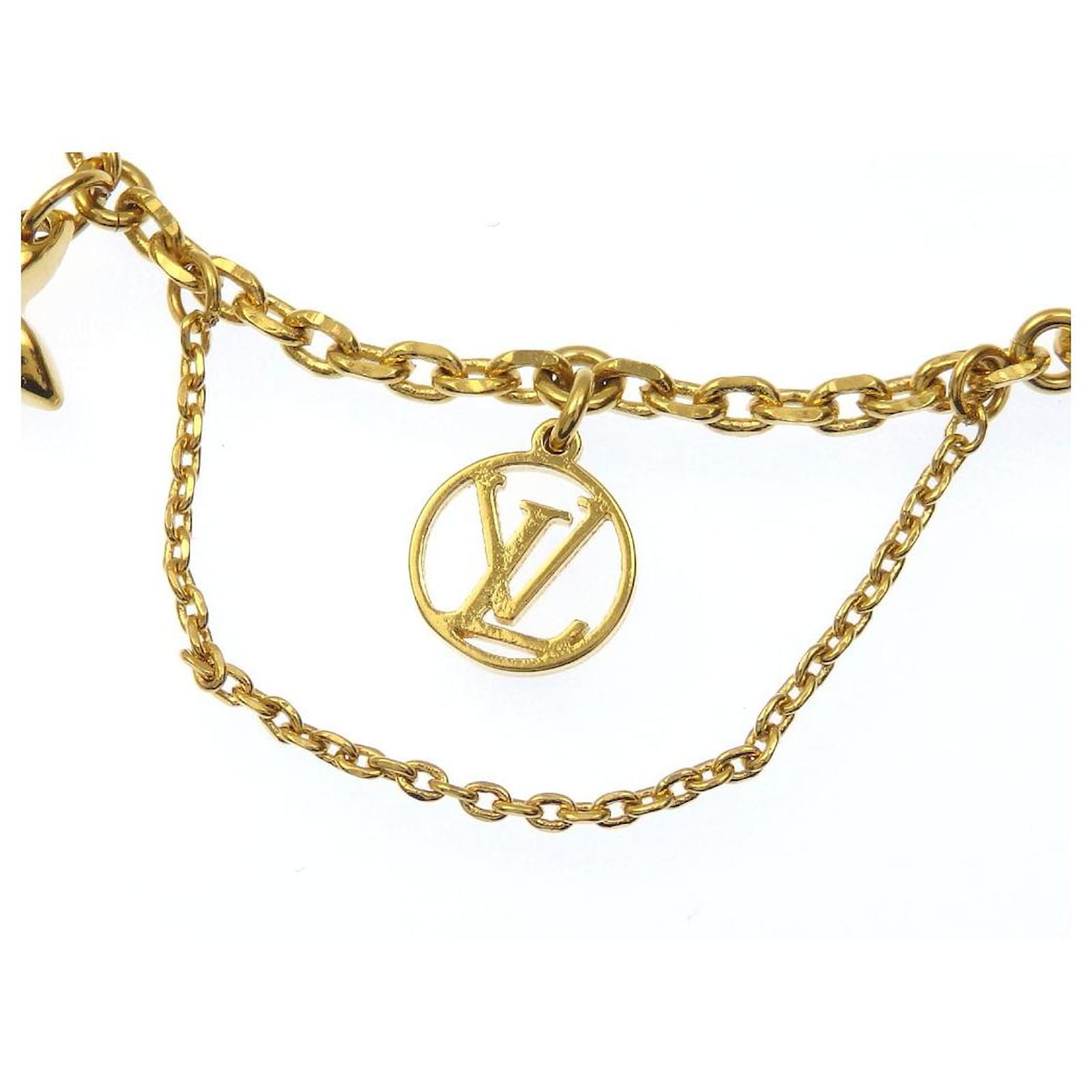 Louis Vuitton Bracelet Brasley Blooming Ladies Gold Color Chain Monogram  Golden ref.475798 - Joli Closet