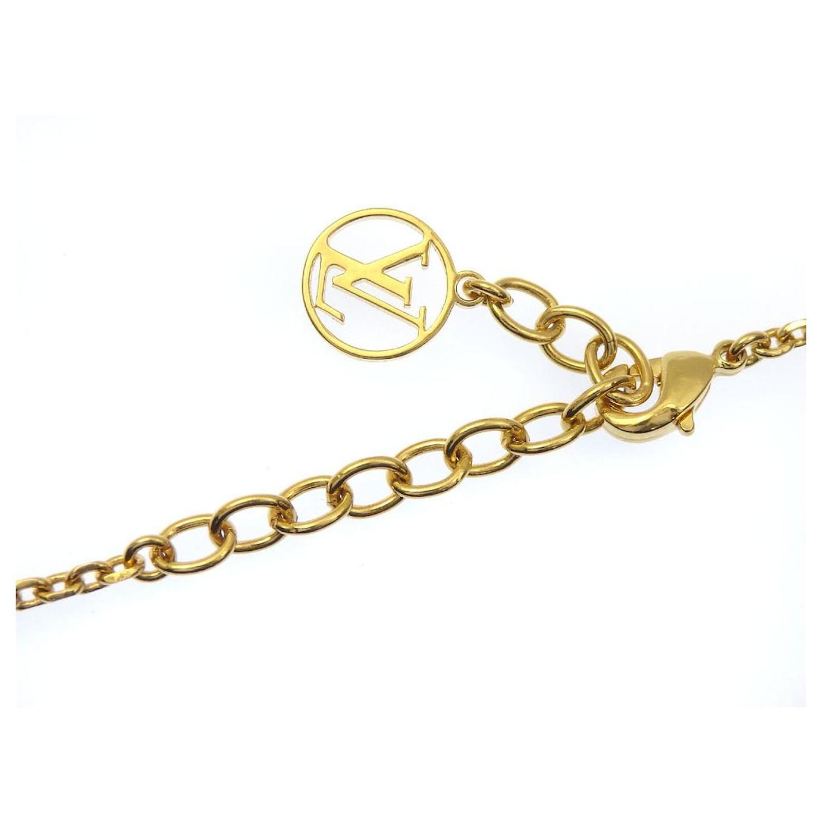 Louis Vuitton Bracelet Brasley Blooming Ladies Gold Color Chain Monogram  Golden ref.475798 - Joli Closet