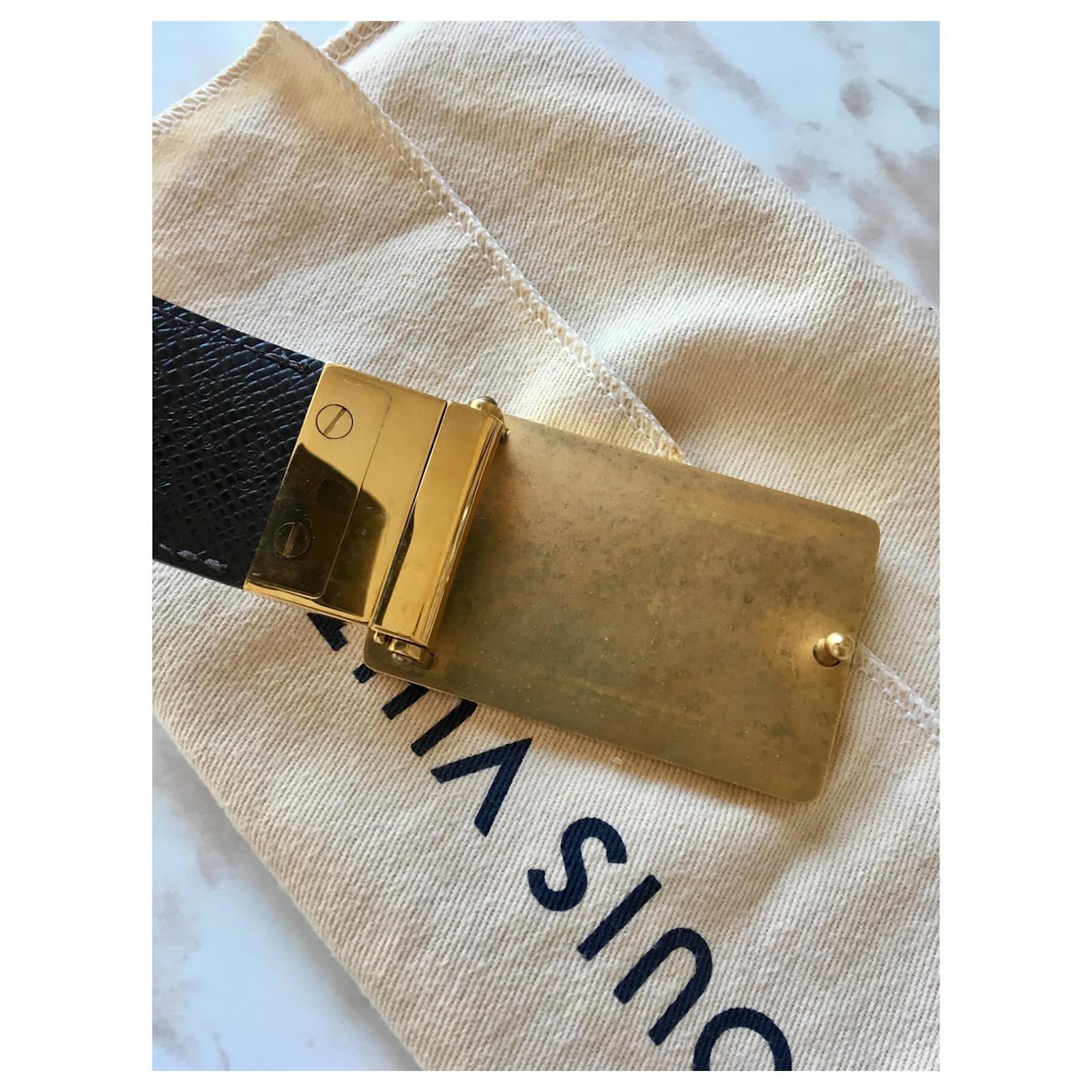 Louis Vuitton Inventeur Brown Gold hardware Gold-plated Cloth ref.425910 -  Joli Closet