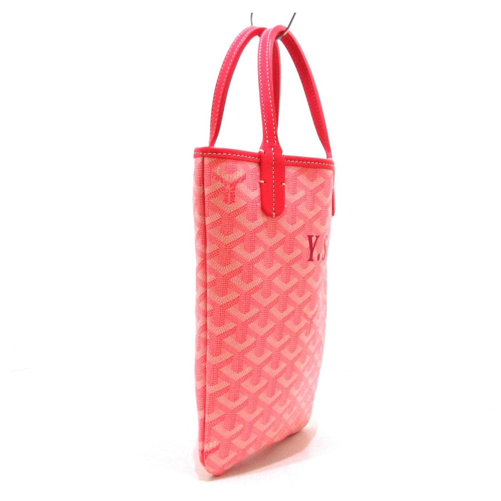 Goyard Tote bag Pink Leather ref.476597 - Joli Closet