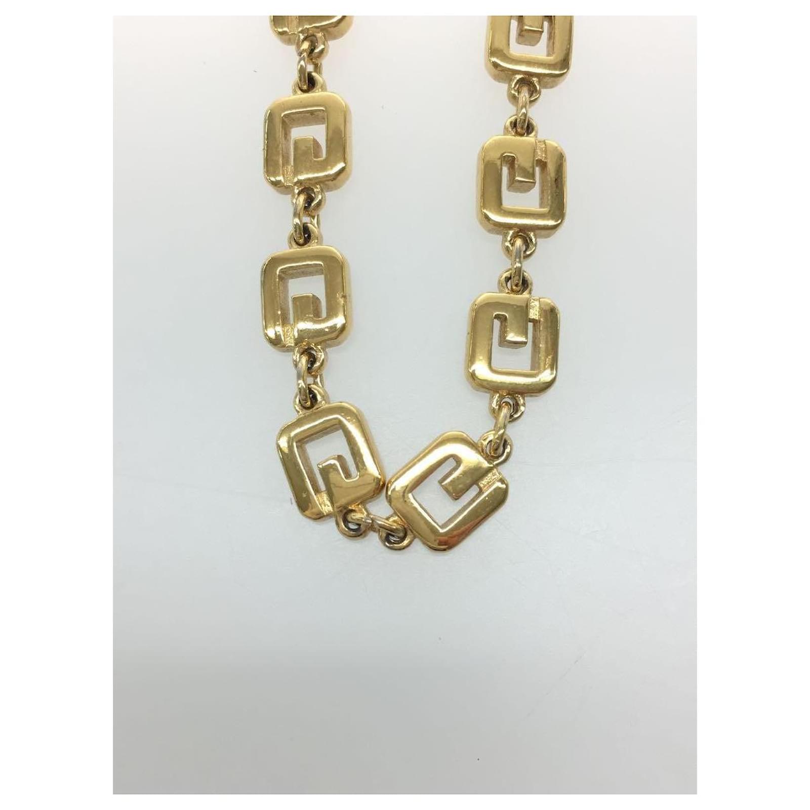 GIVENCHYアクセサリーまとめ売り B863/GIVENCHY/シルバーxオパールミントグリーン/Y字ネックレス