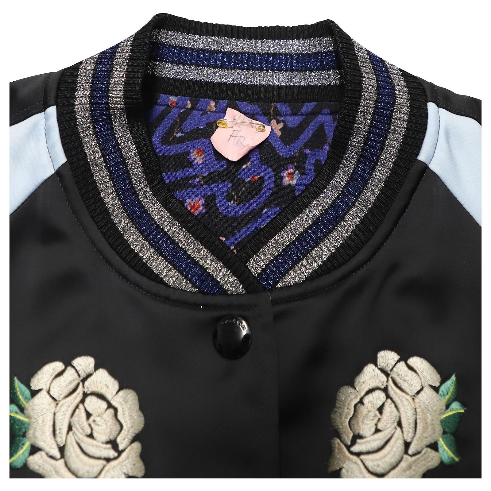 Coach x Keith Haring Reversible Bomber Jacket in Black Polyester 