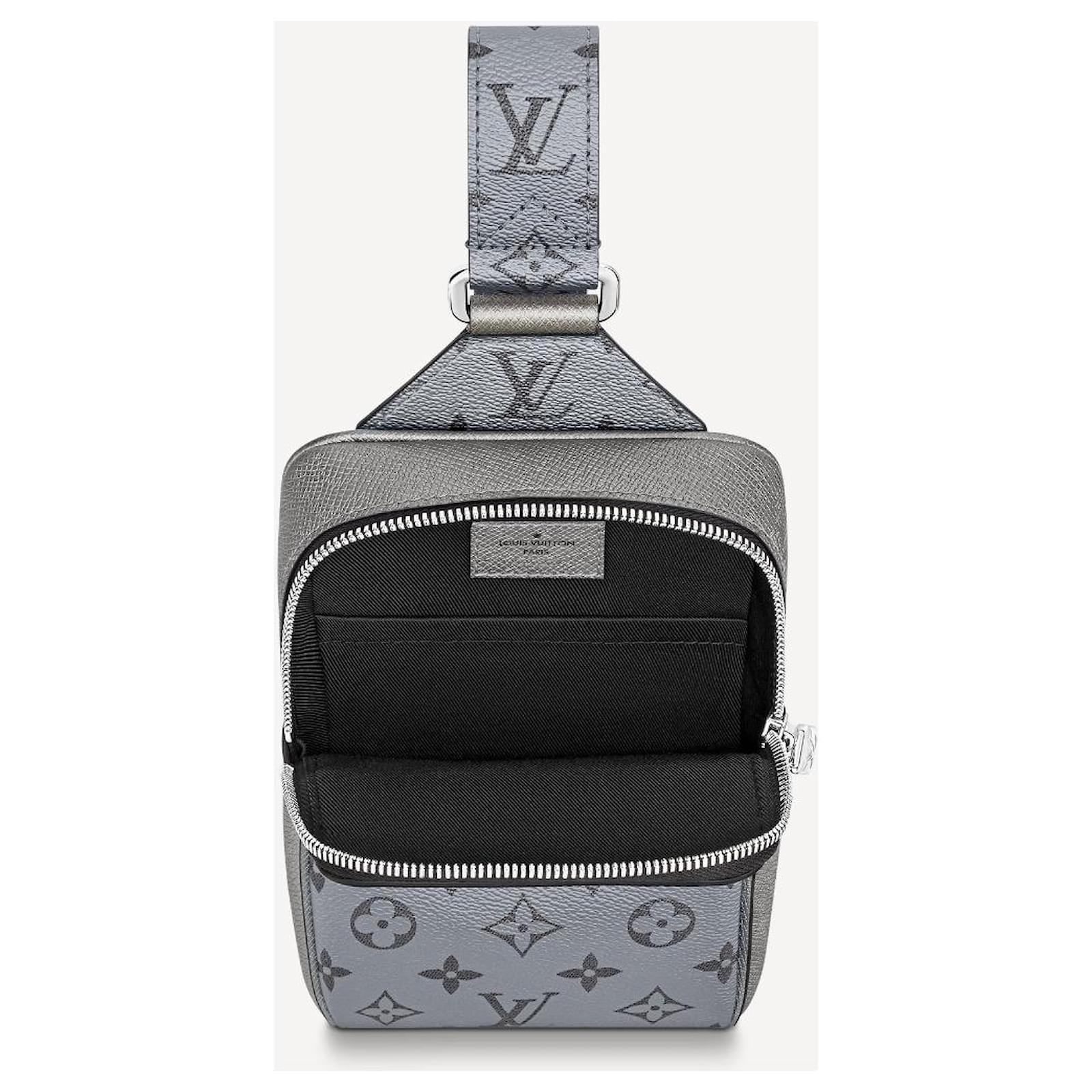 Louis Vuitton LV Sling bag Outdoor bag Silvery Leather ref.479229