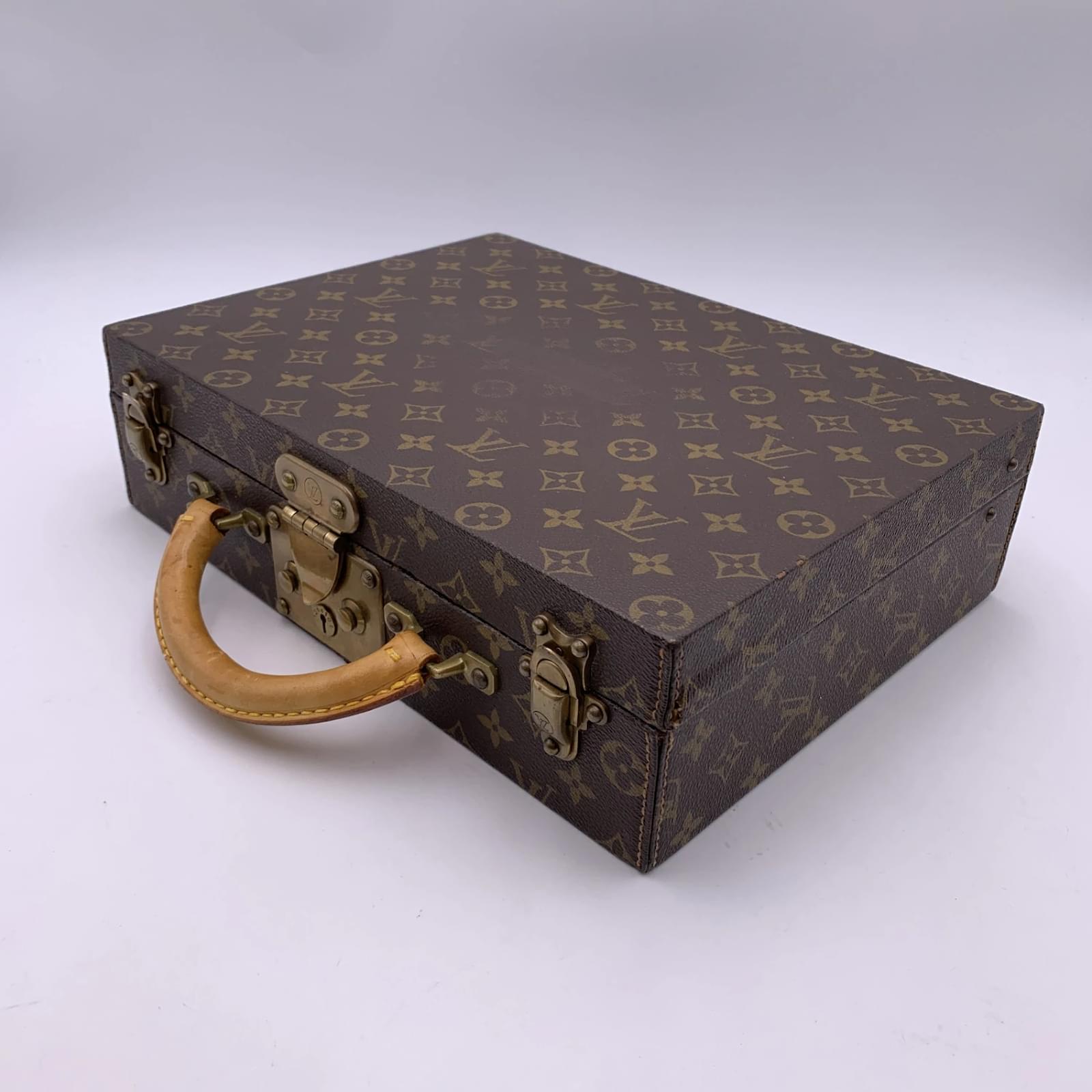 Louis Vuitton Boite Bijoux Jewelry Case Monogram Canvas Brown 214930152
