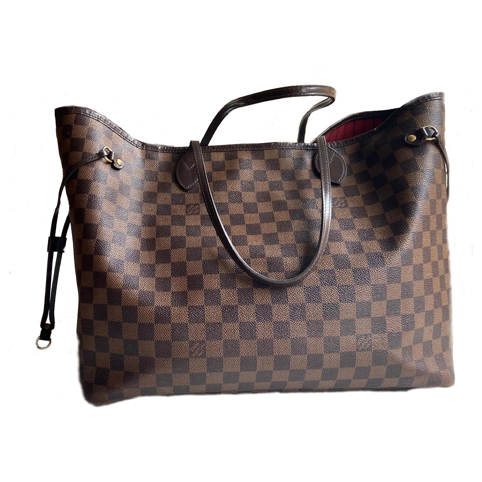 Louis Vuitton Neverfull GM Damier Dark brown Cloth ref.481483 - Joli Closet