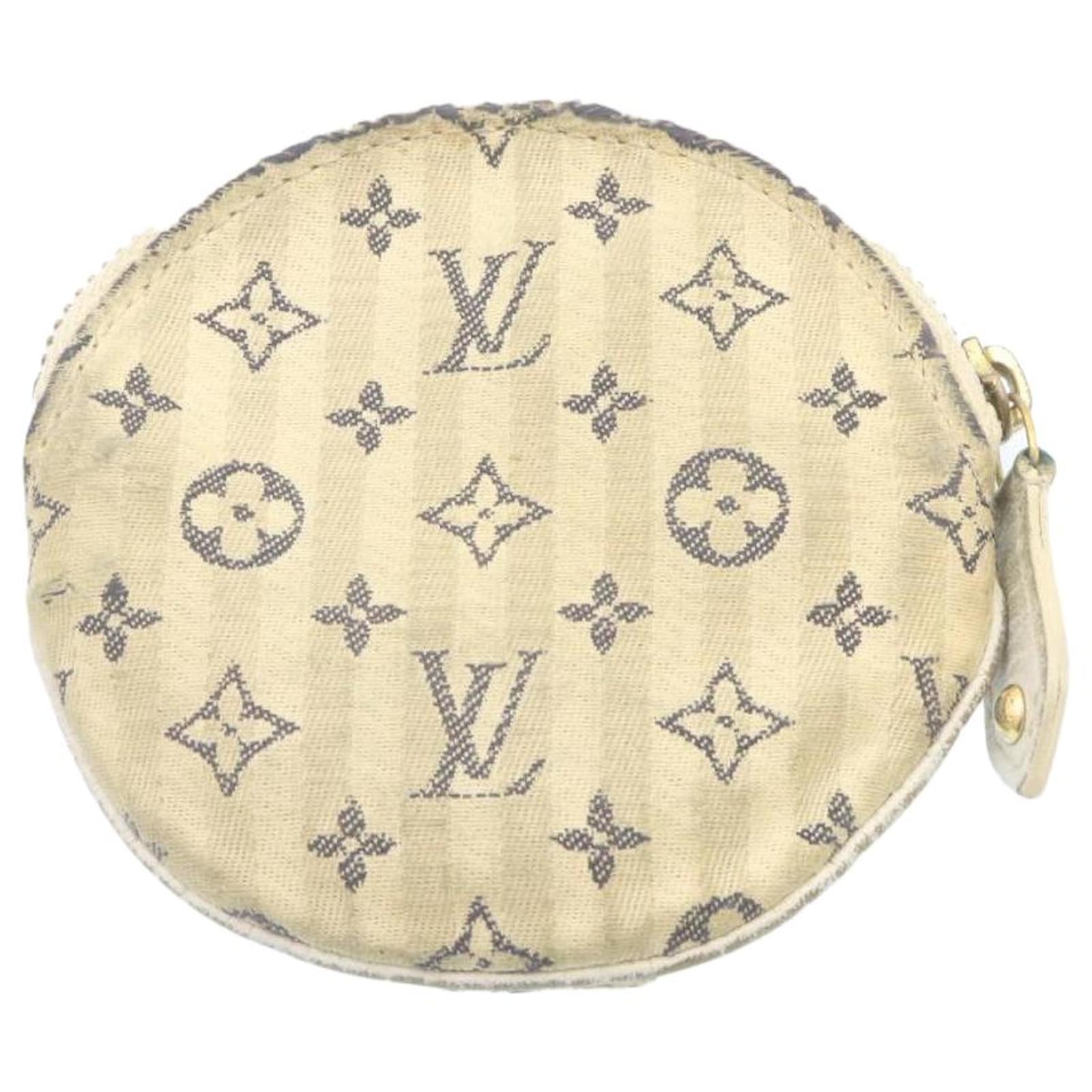 Louis Vuitton Round Coin purse Mini-Lin.