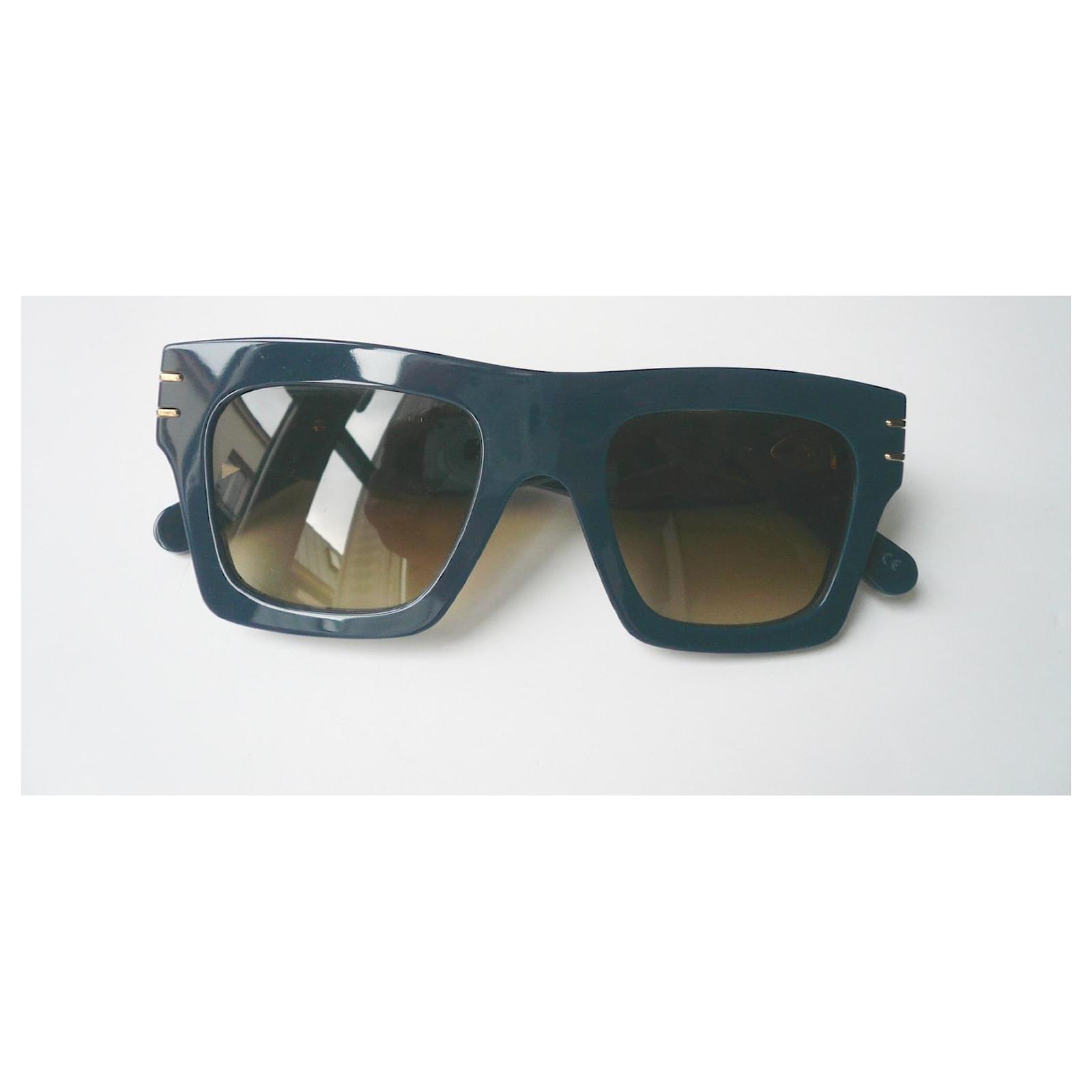 LOUIS VUITTON Square sunglasses LV BLADE Blue Mint condition