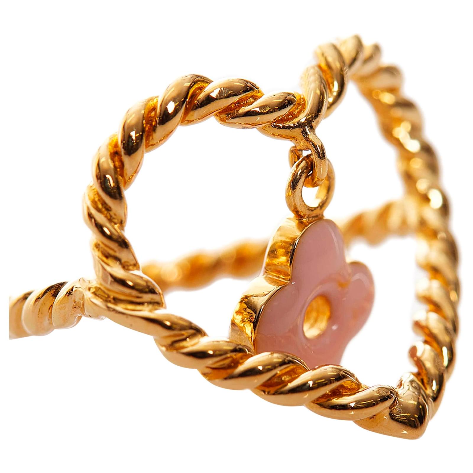 Louis Vuitton Gold In My Heart Ring Golden Metal ref.483662 - Joli