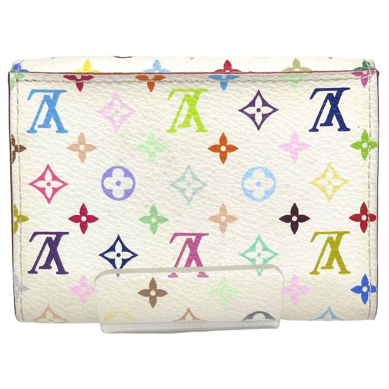 Louis Vuitton Enveloppe Visitenkarte Weiß Leinwand ref.484293 - Joli Closet