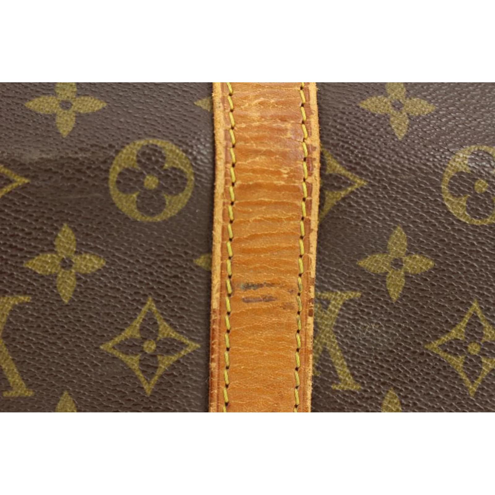 Louis Vuitton Monogram Keepall Bandouliere 55 Duffle Bag with Strap Leather  ref.484363 - Joli Closet