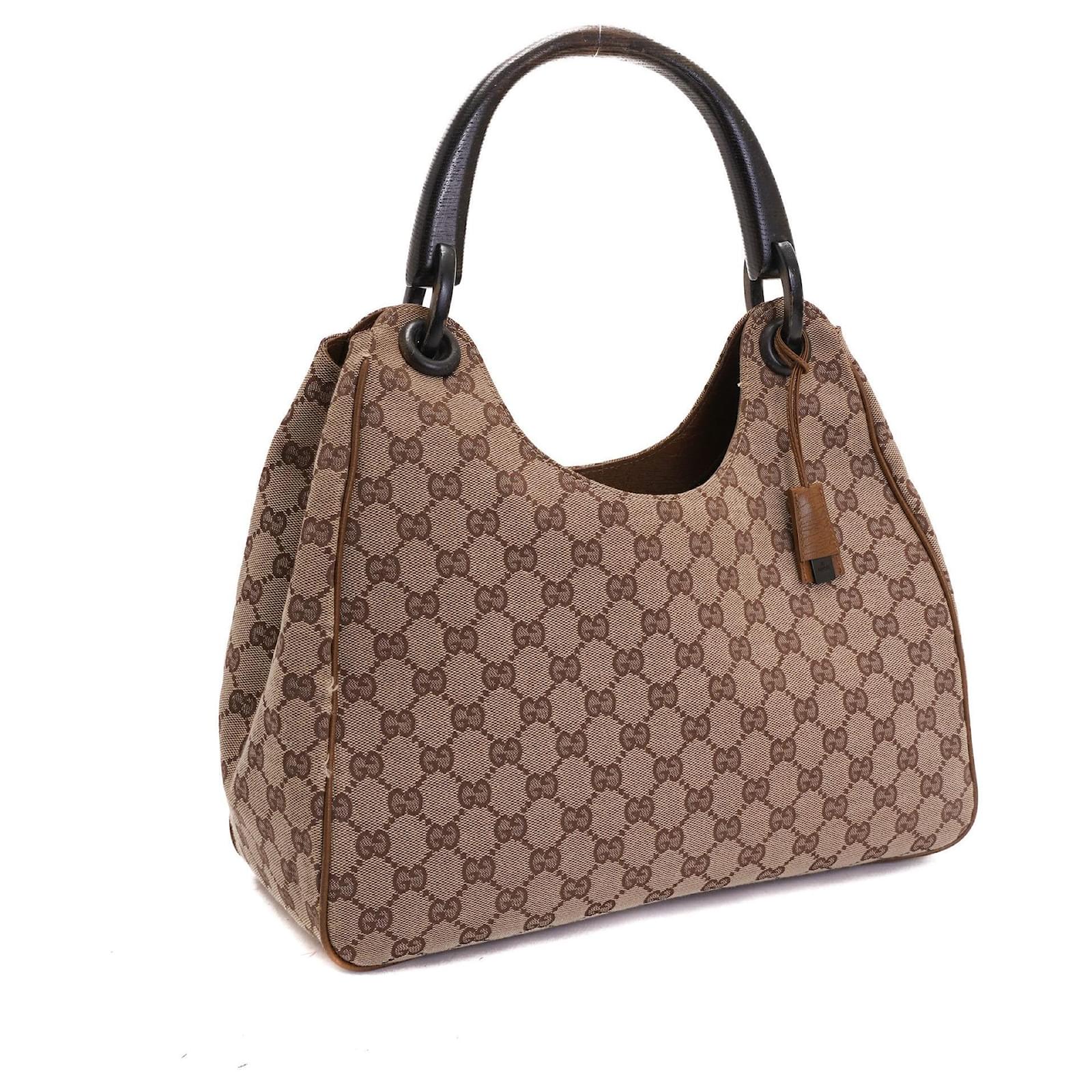 Hobo cloth mini bag Gucci Beige in Cloth - 34173387