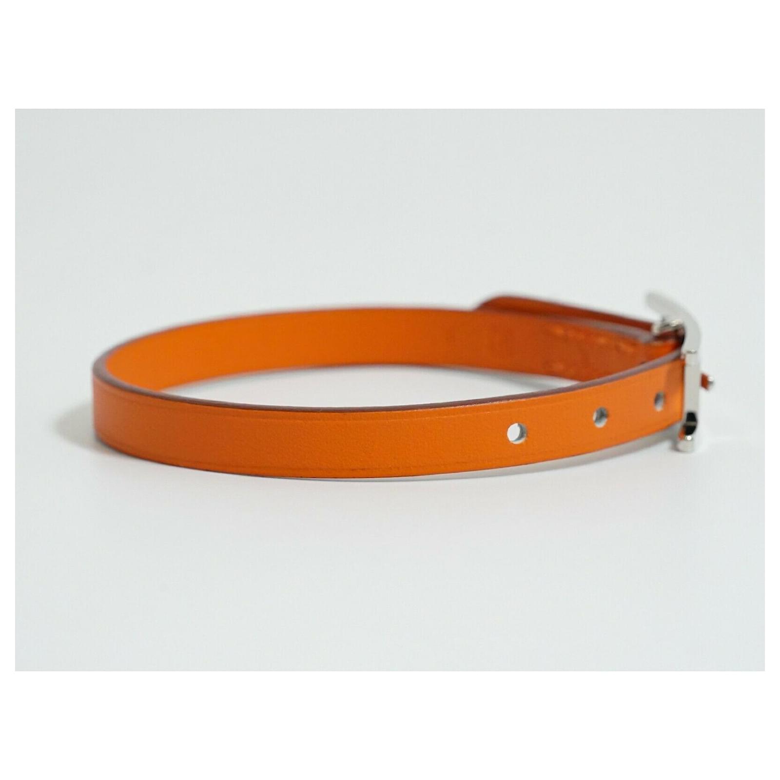 Hermès Behapi simple tour Orange Leather ref.485047 - Joli Closet