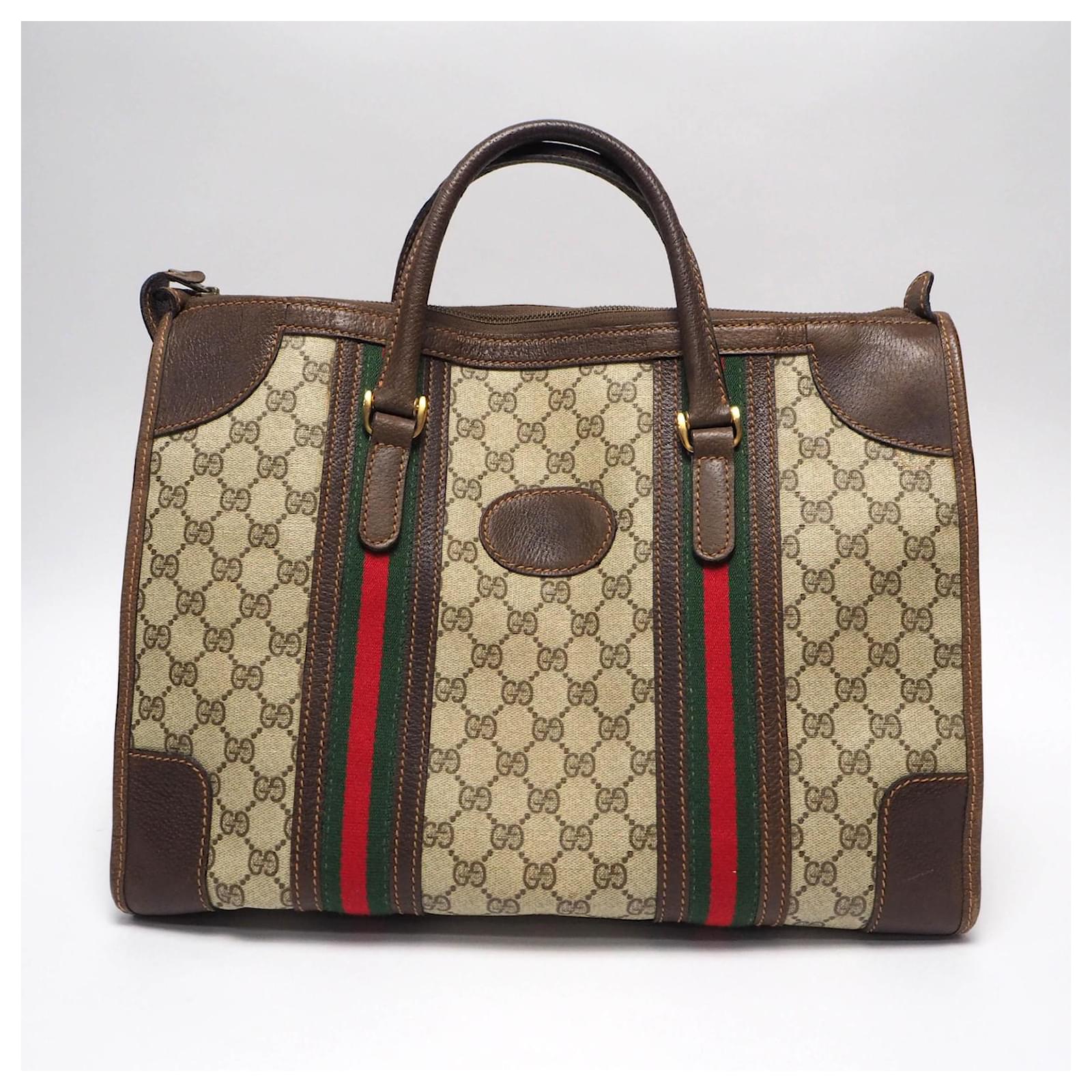 Vintage Gucci Doctor/boston/crossbody Bag Great Condition -  Denmark