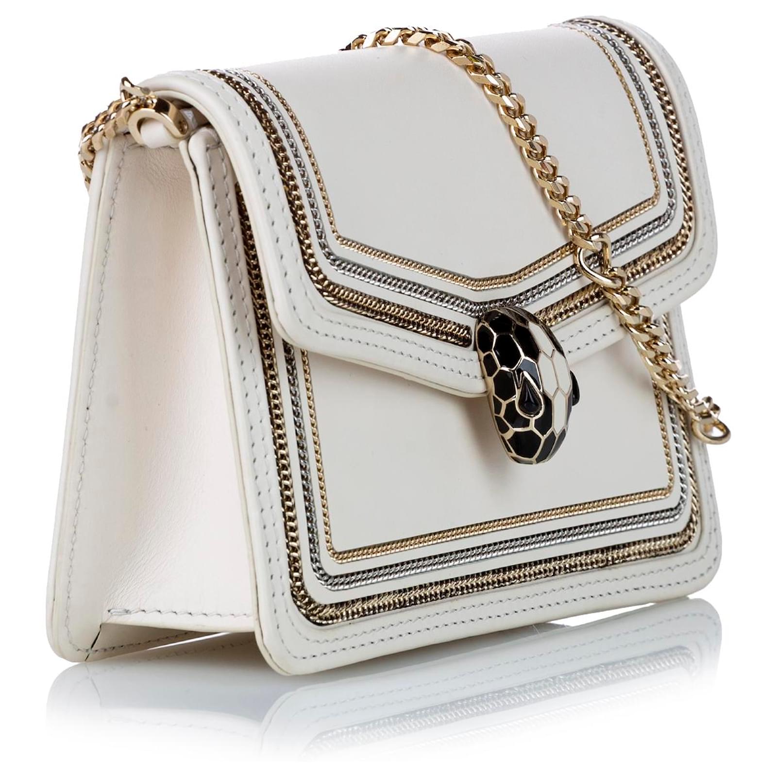 Sac Bandoulière BULGARI En Toile Et Cuir - Occasion, Noir - Style Chic Et Pratique Pour Femme