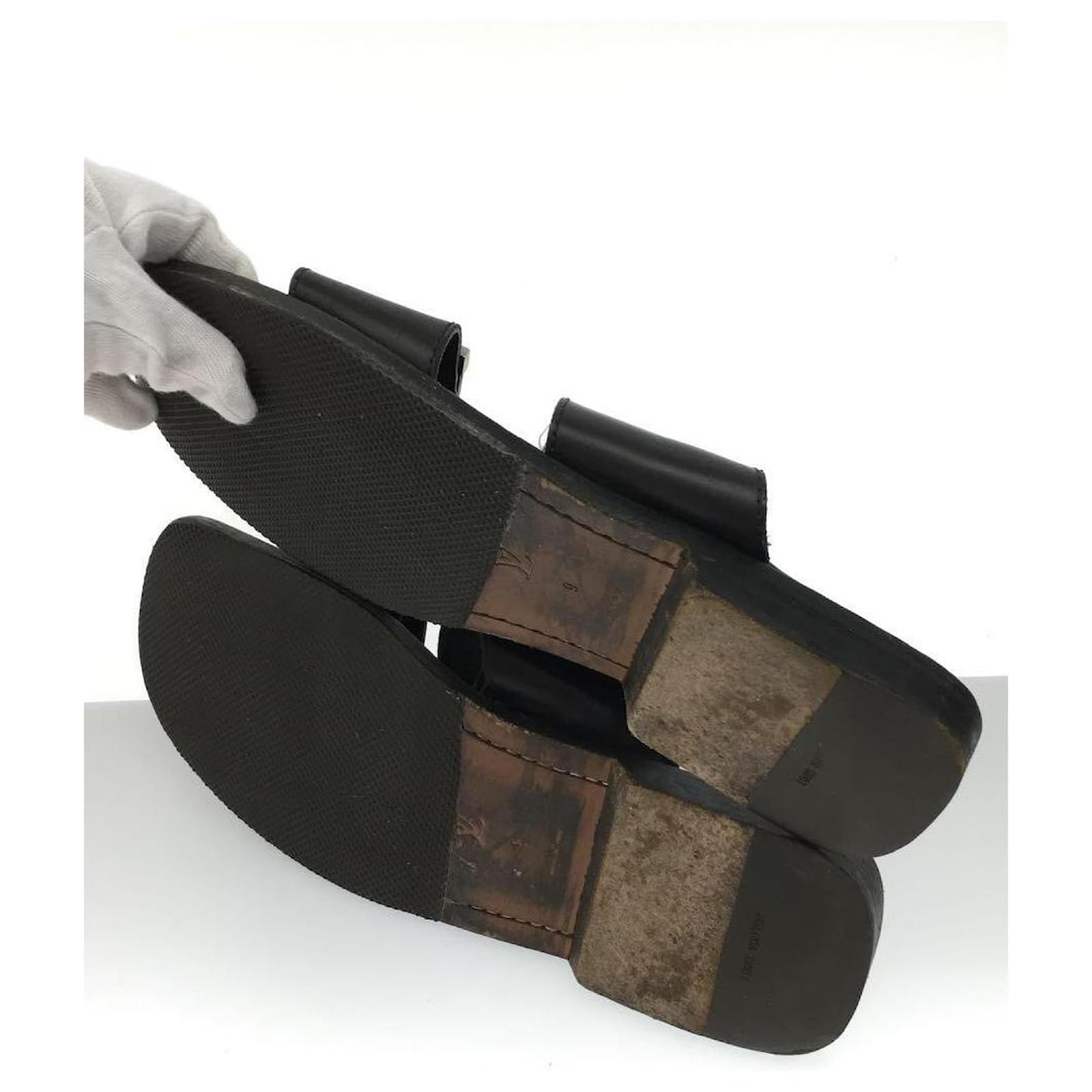 LOUIS VUITTON Sandals / UK9 / BRW / Leather / 5 Brown ref.485720