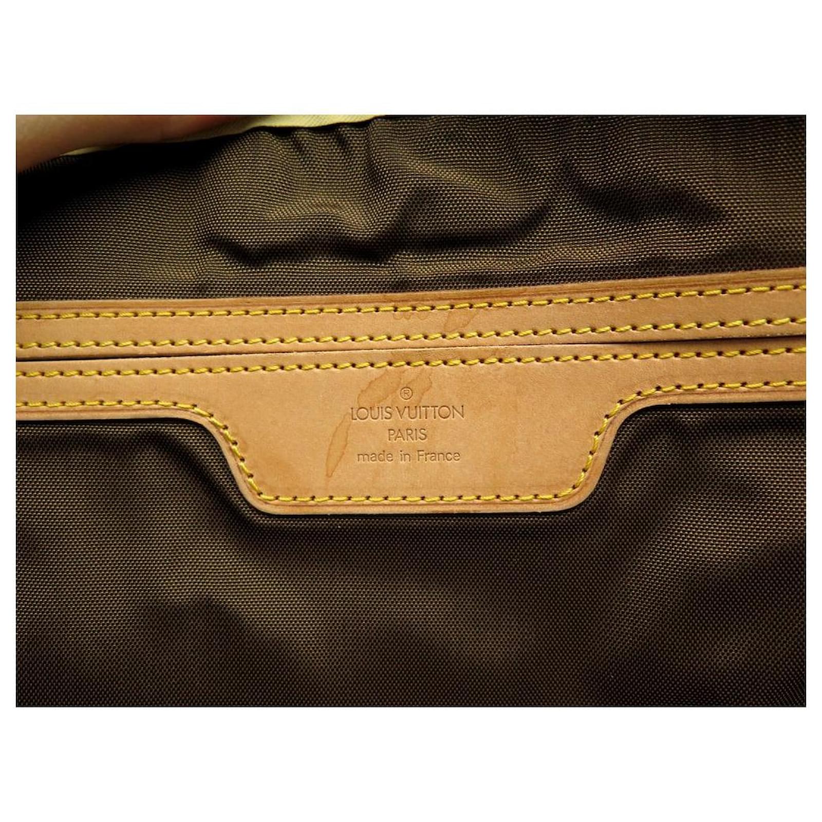Cloth travel bag Louis Vuitton Brown in Cloth - 32178612