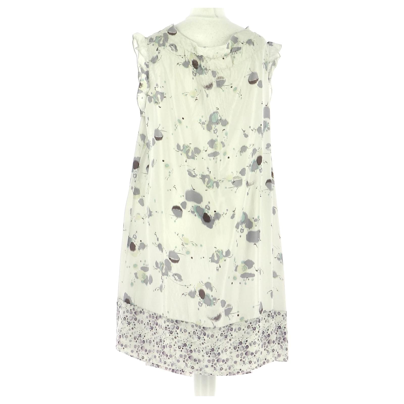Vanessa Bruno Robe Soie Multicolore ref.488200 - Joli Closet