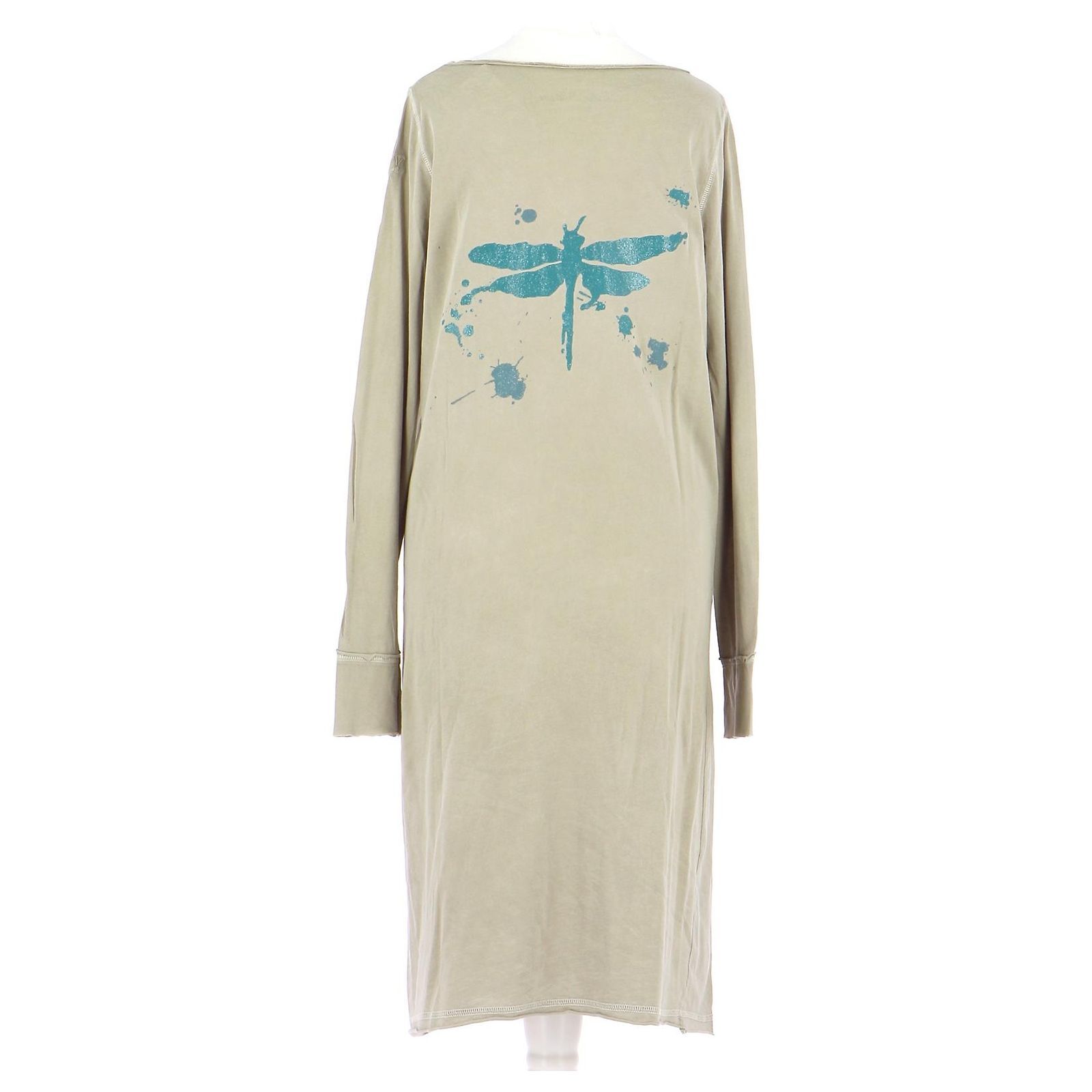 Robe Zadig & Voltaire - Bretelles Fines - Coton Gris - Taille 34/36 - Parfait État Occasion