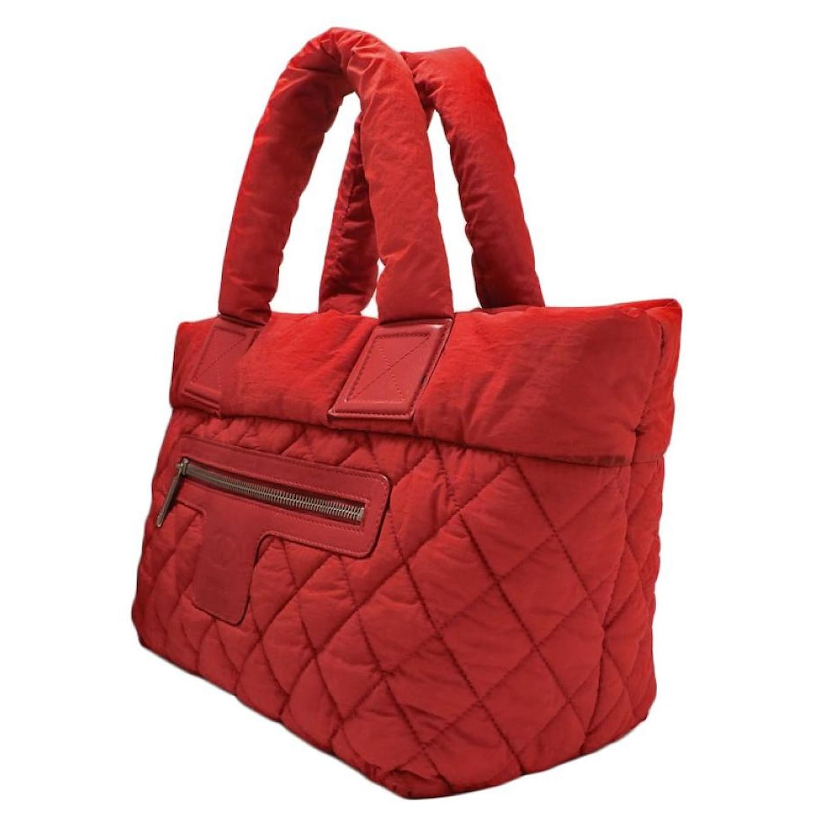 Used] Chanel Coco Cocoon Tote PM Tote Bag Handbag Reversible
