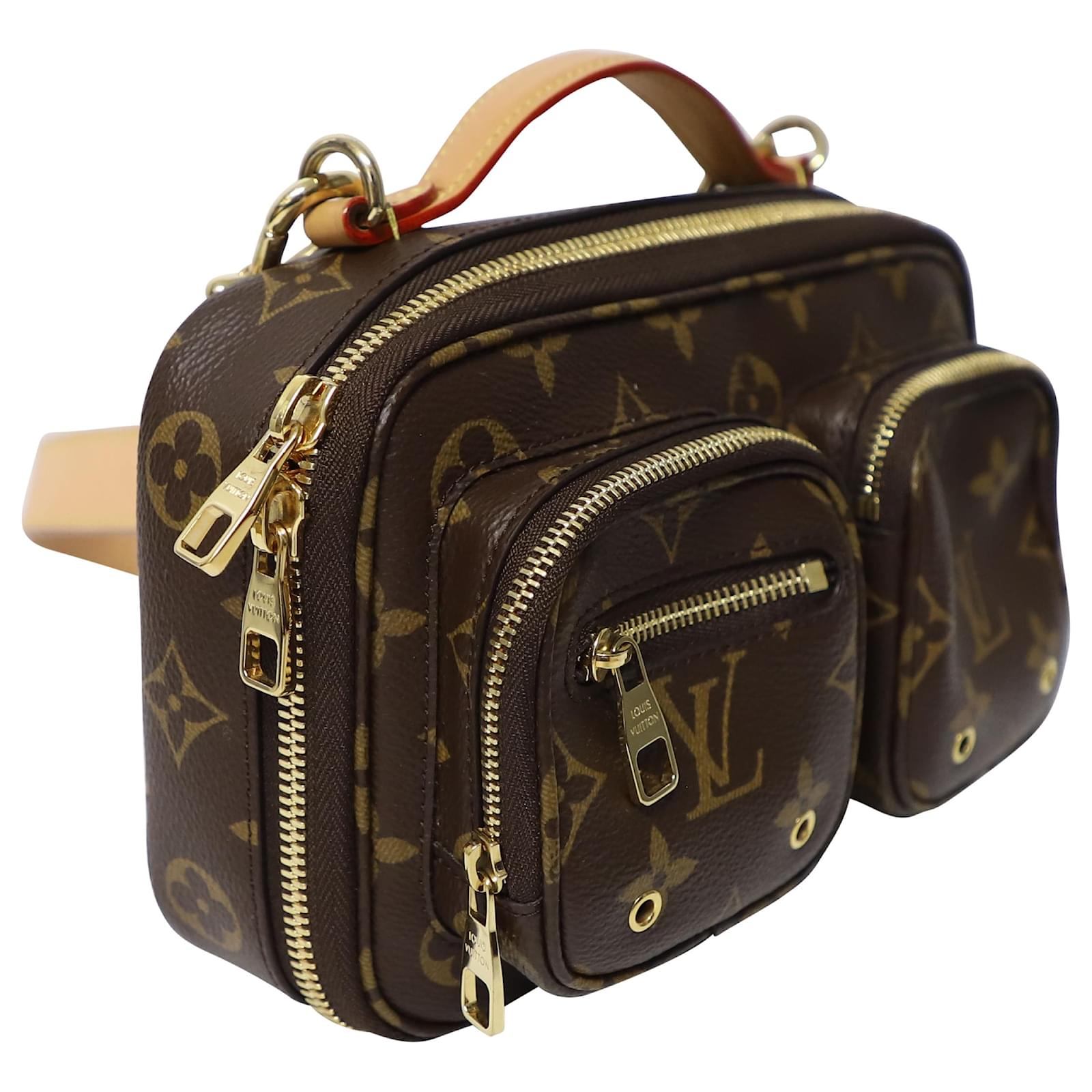 Louis Vuitton Utility Crossbody Bag in Brown Leather ref.488653 Joli