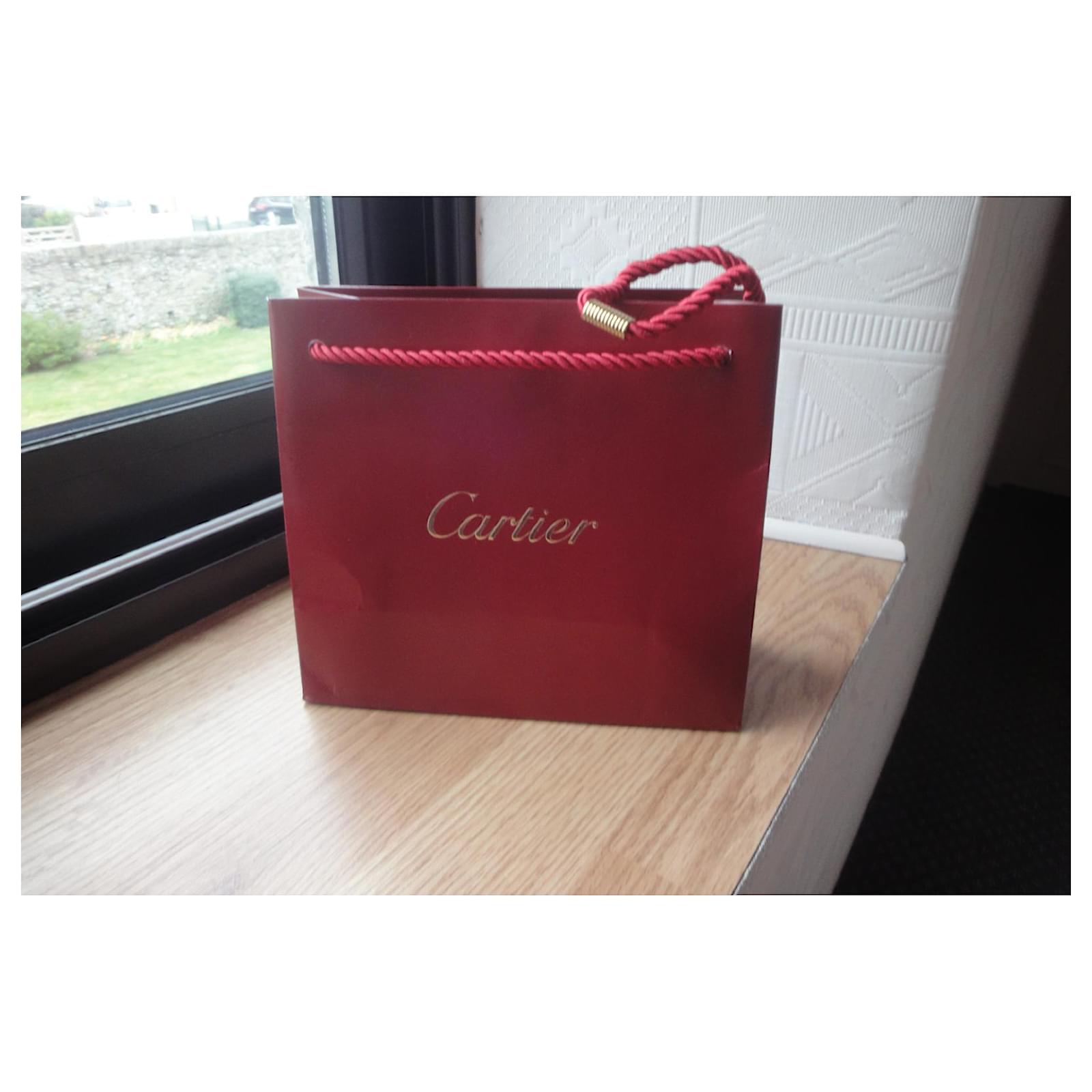 real cartier shopping bag