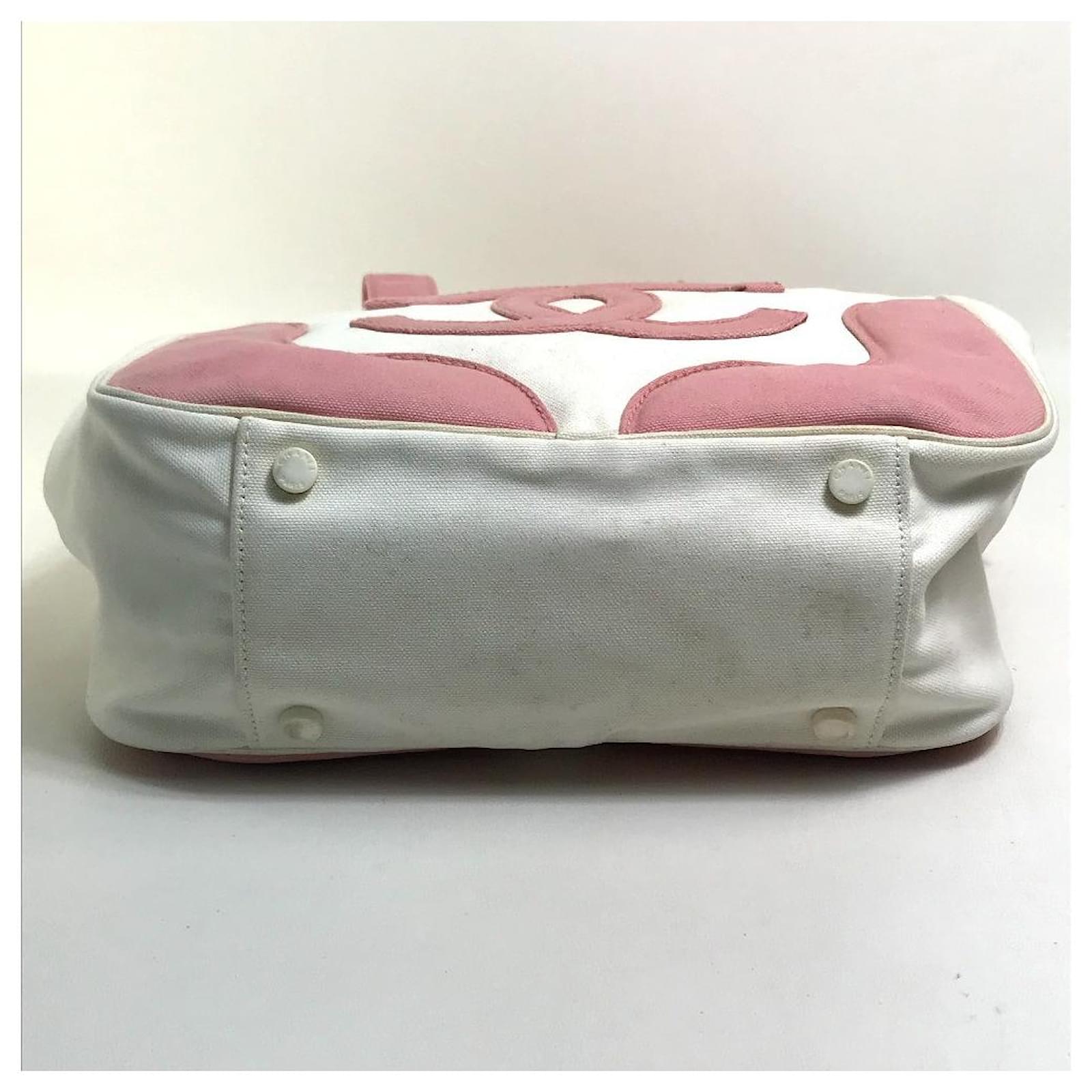 [Used] CHANEL Coco Mark CC Marshmallow Tote Bag Handbag