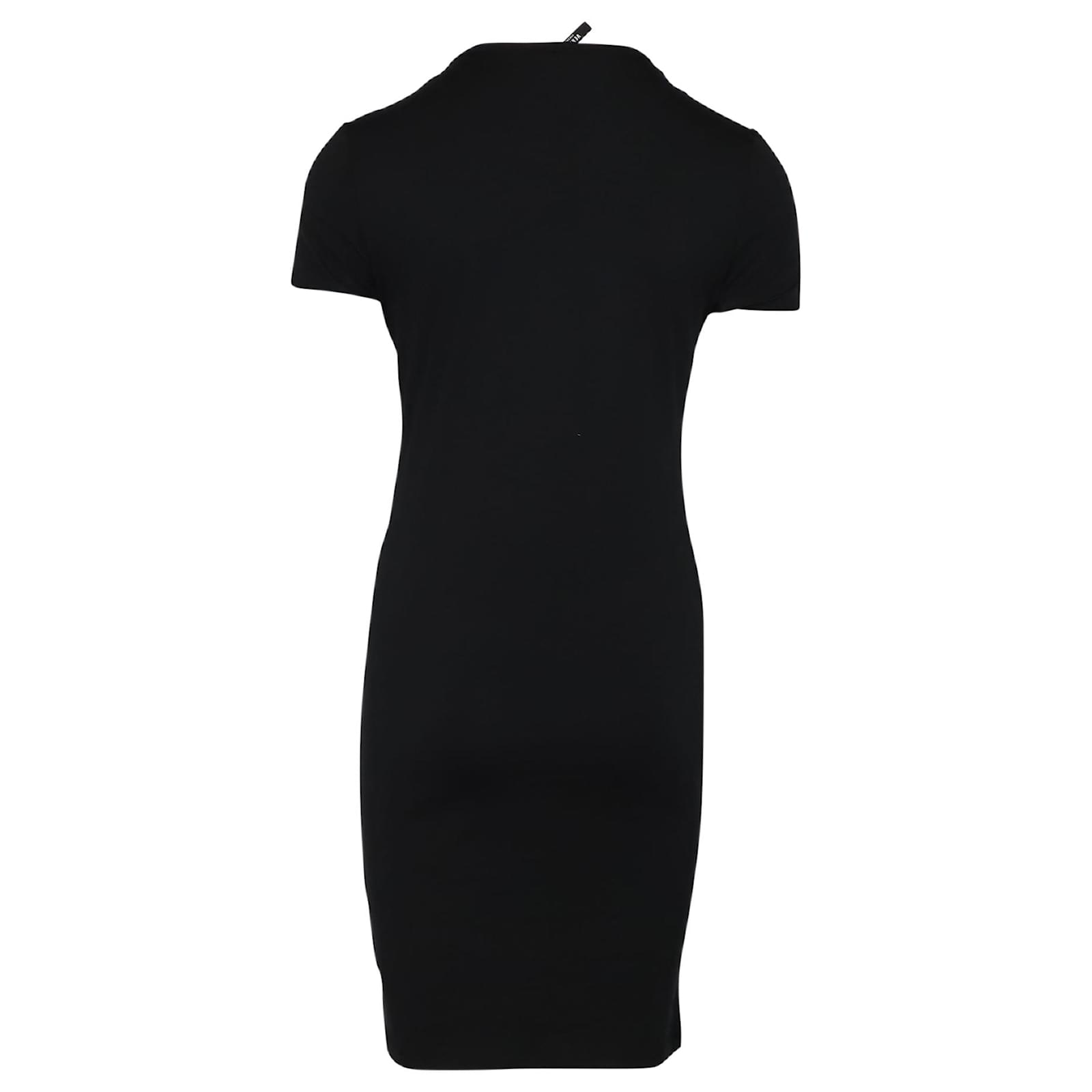 Versus Versace Shirt Dress in Black Cotton ref.490395 - Joli Closet