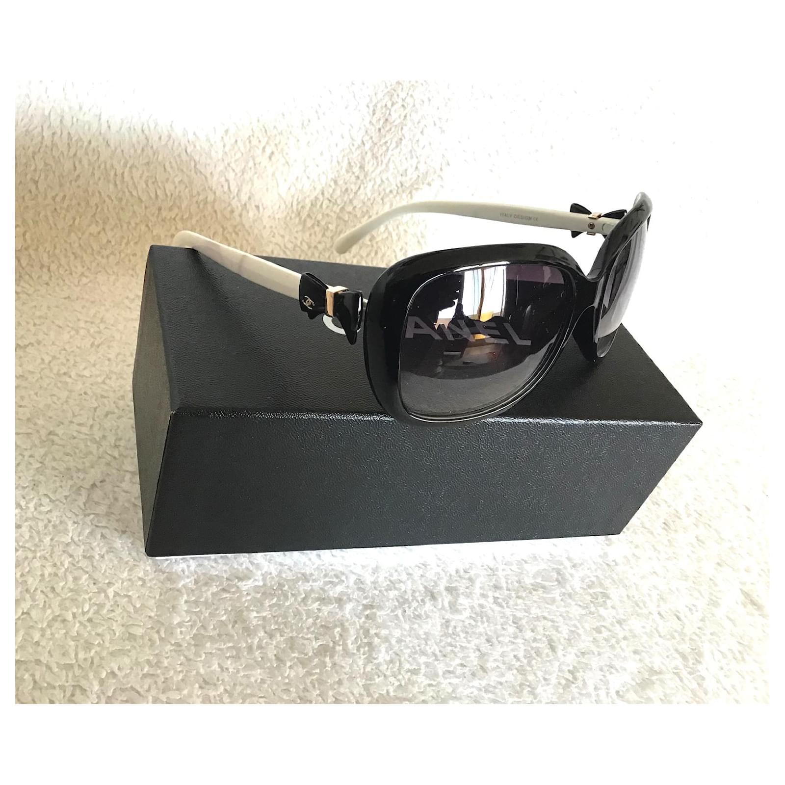 Chanel Black 5171 Bow Woman Sunglasses Chanel