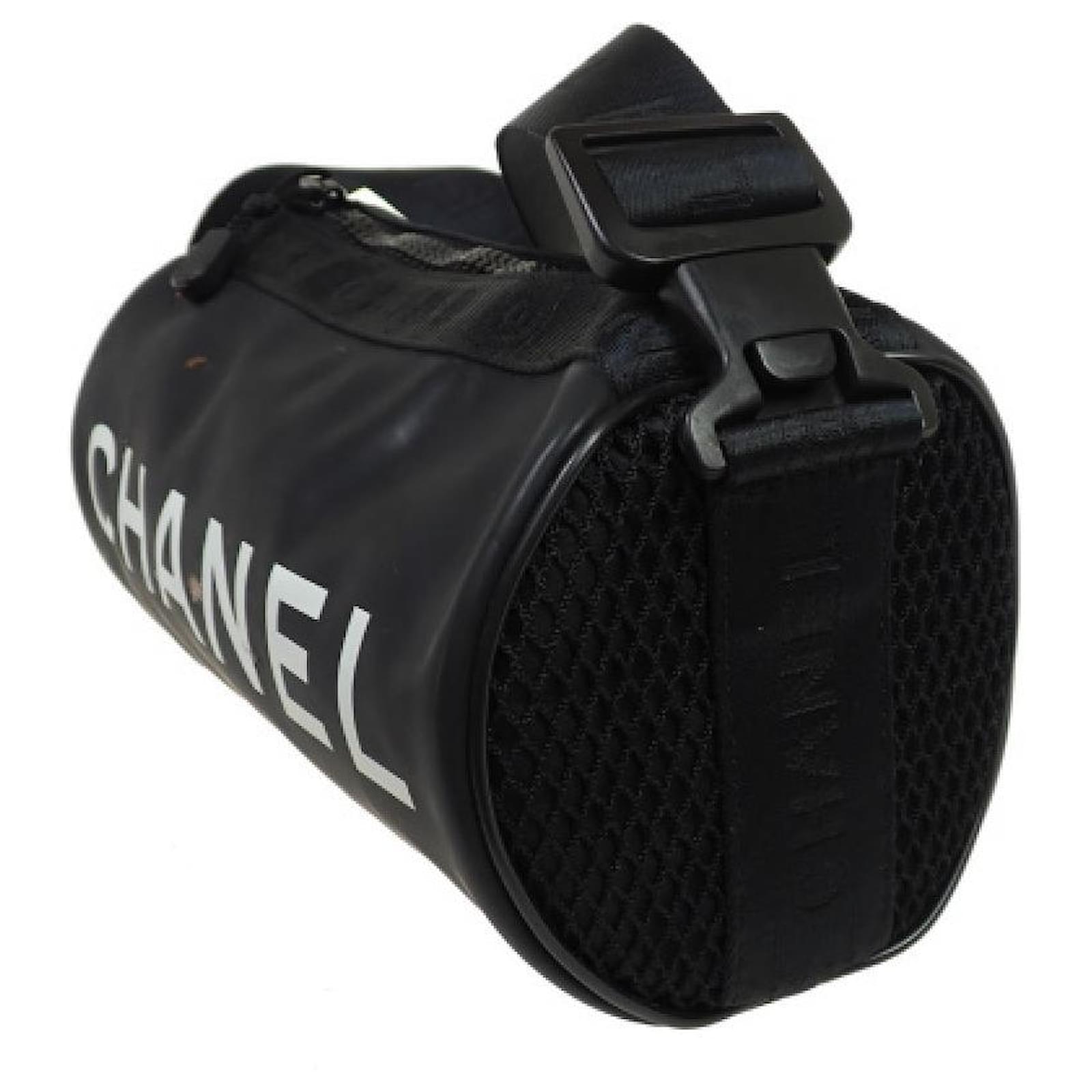 Chanel Black Sport Line Mini Duffle Bag
