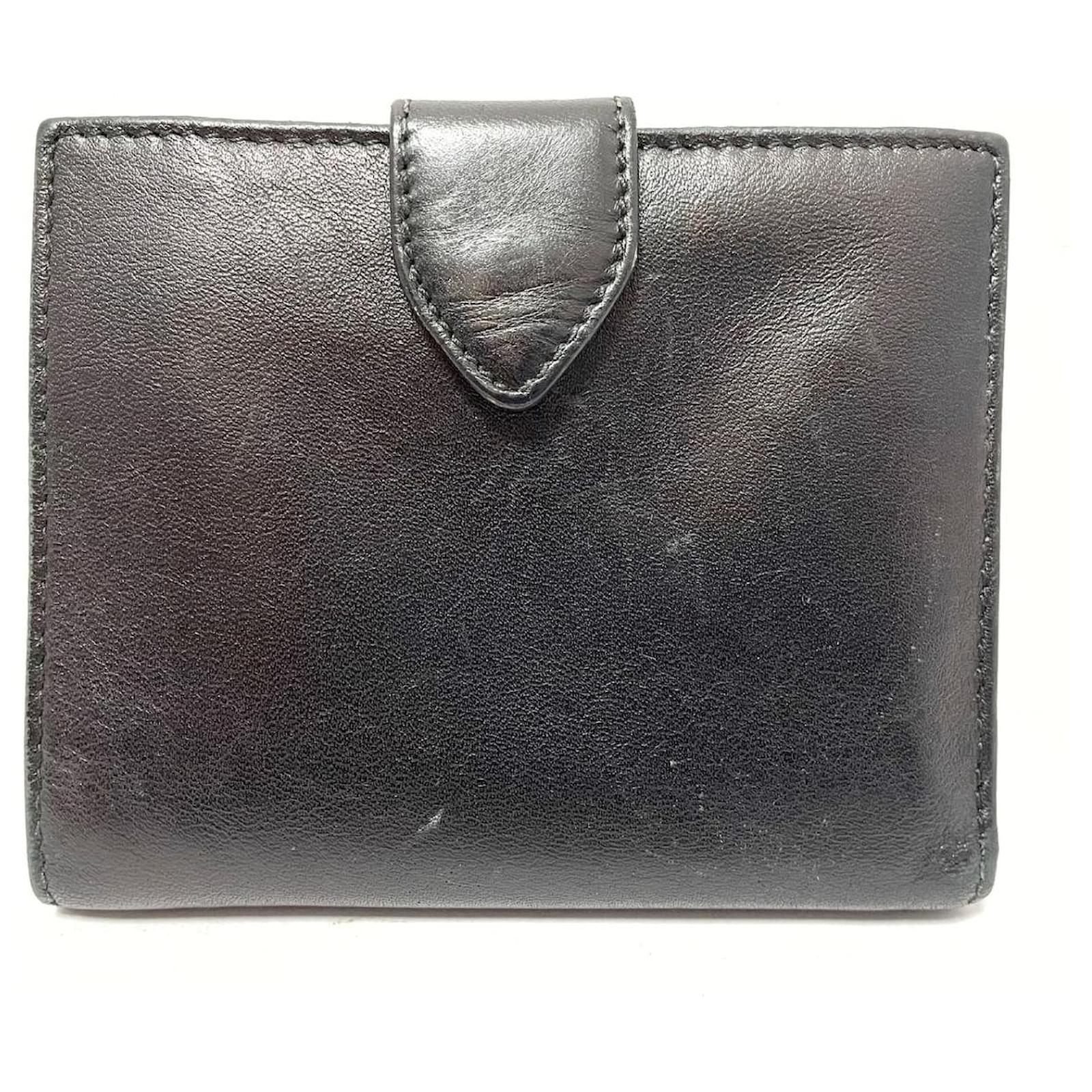 Salvatore Ferragamo Gancini Black Leather ref.491615 - Joli Closet
