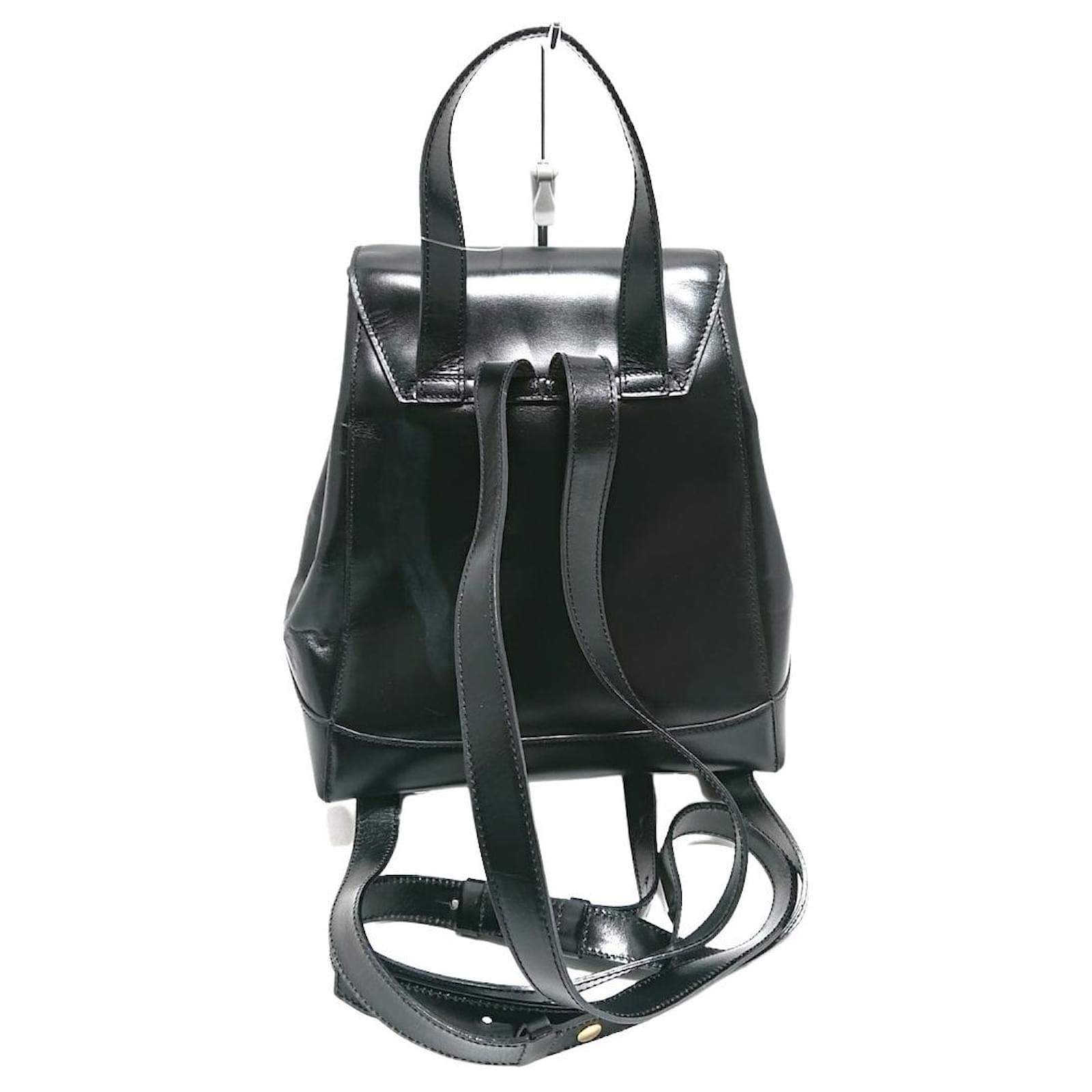 Céline Backpack Black Leather ref.491708 - Joli Closet