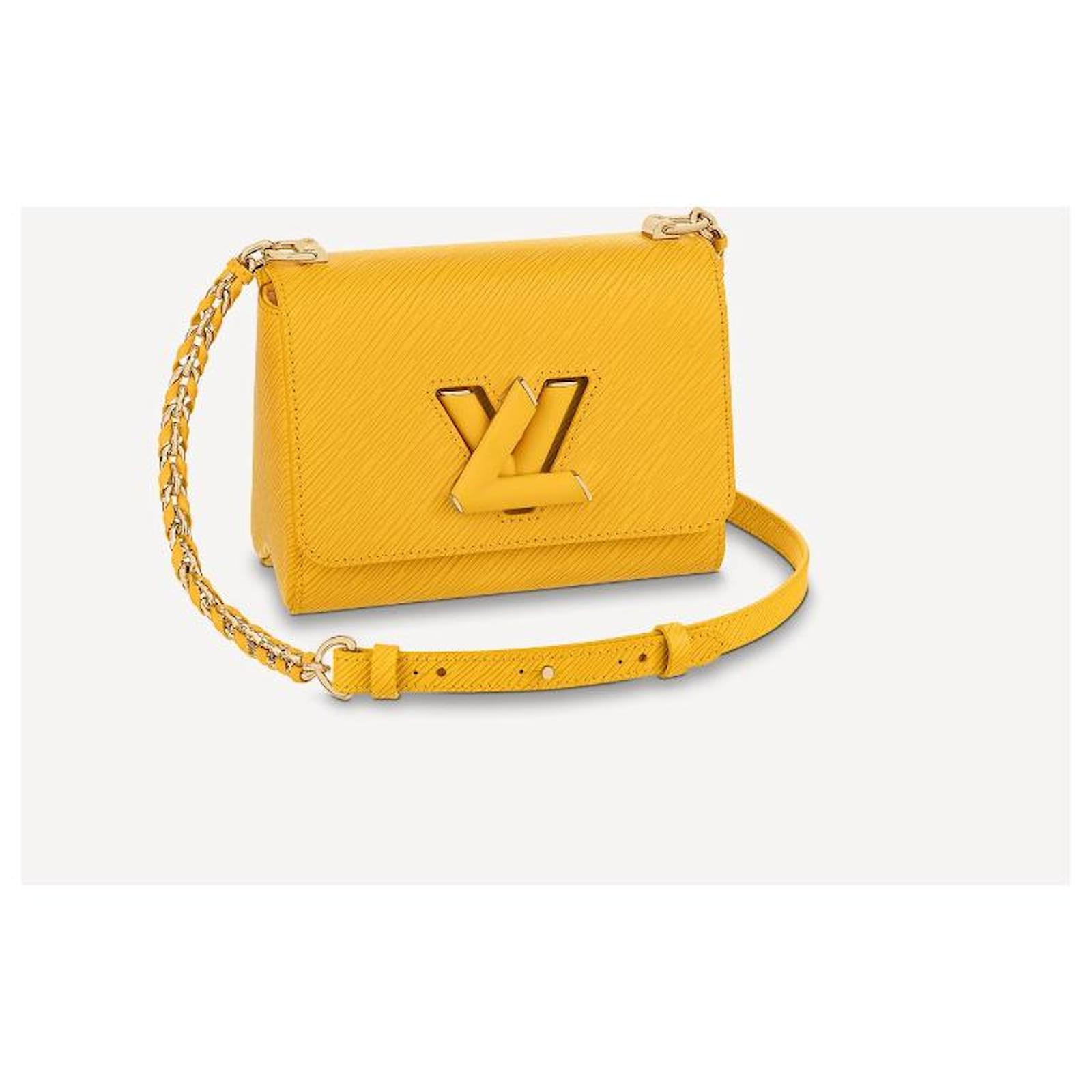 Louis Vuitton, Bags, Louis Vuitton Twist In Yellow With Gold Hardware