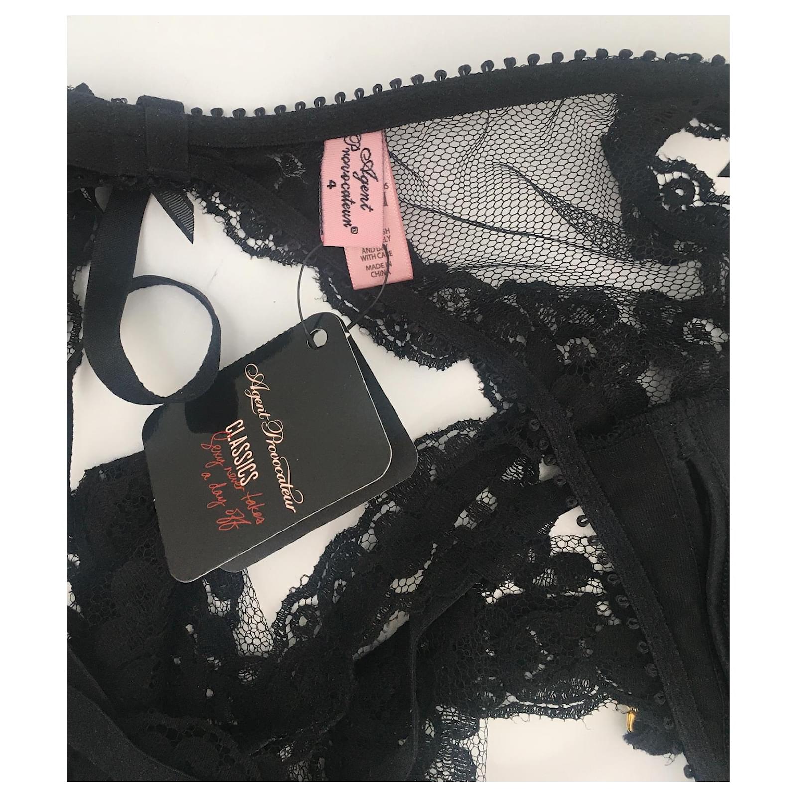 Lacy Ouvert in Black  By Agent Provocateur Outlet
