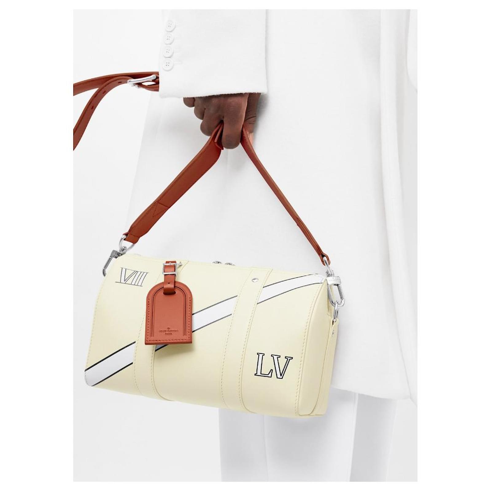Louis Vuitton City Keepall Bag Trunk L’œil Printed Leather Neutral