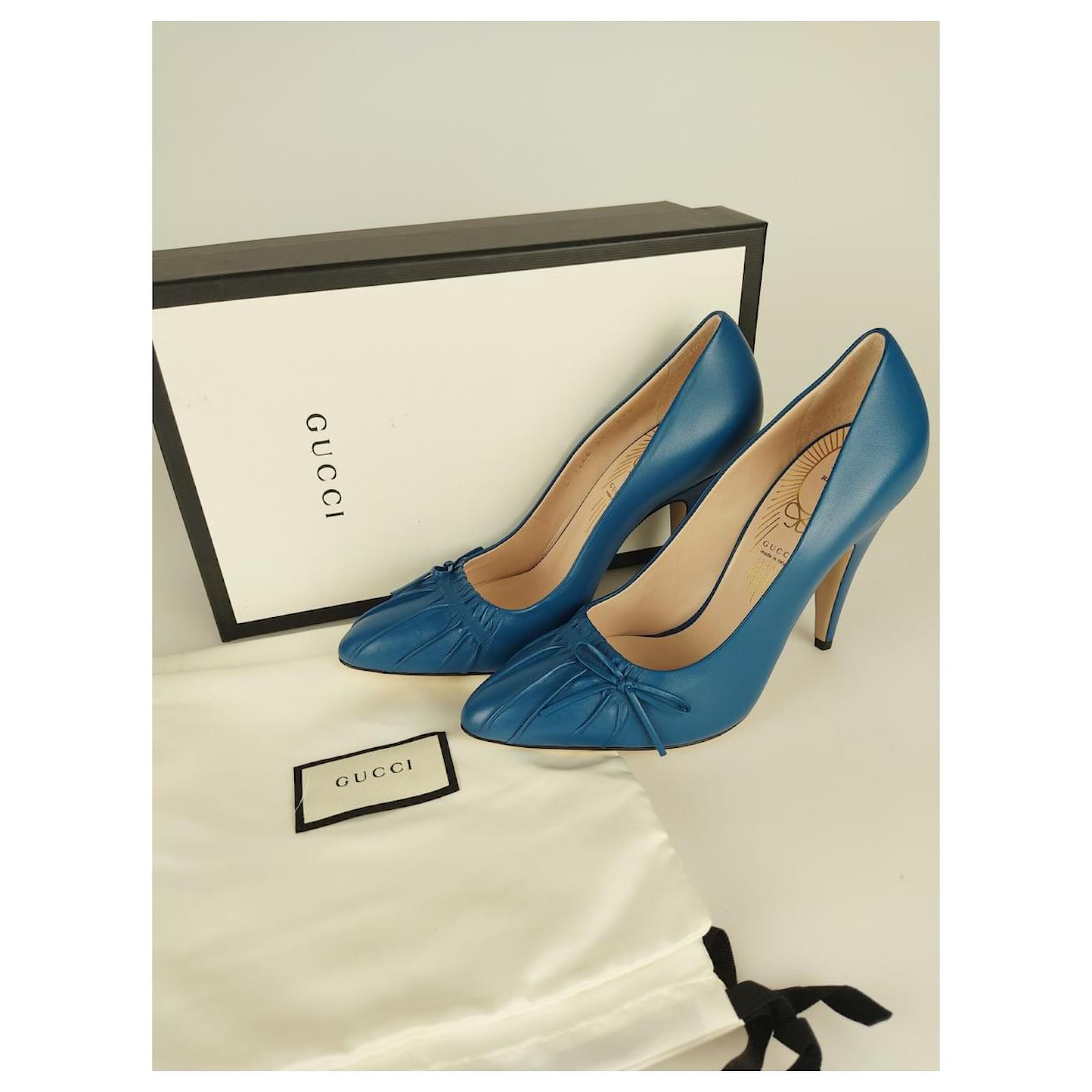 light blue gucci heels