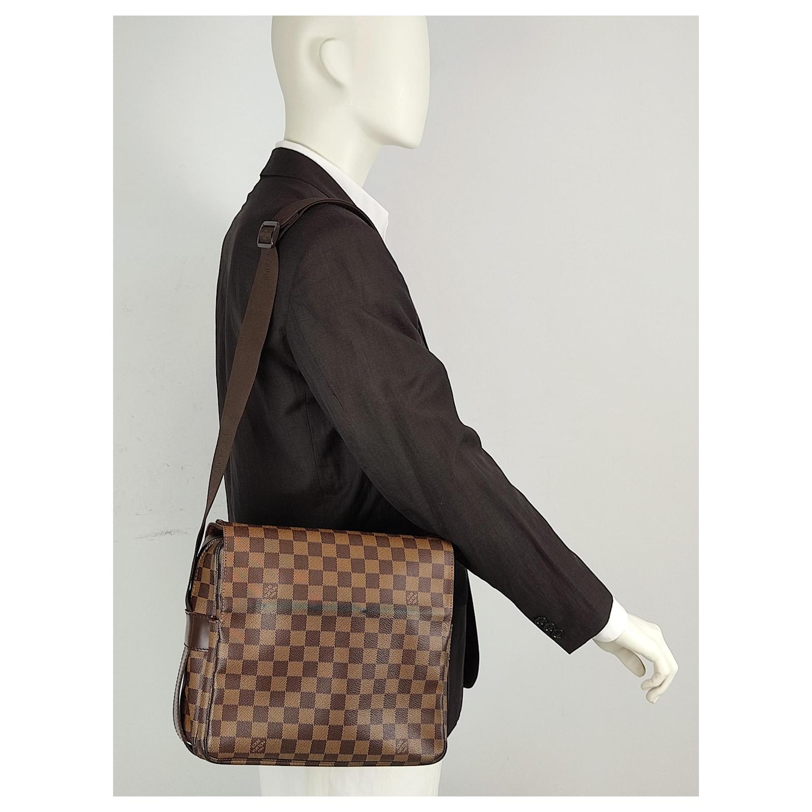 Louis Vuitton Damier Naviglio shoulder bag Brown Cloth ref.492316 - Joli  Closet