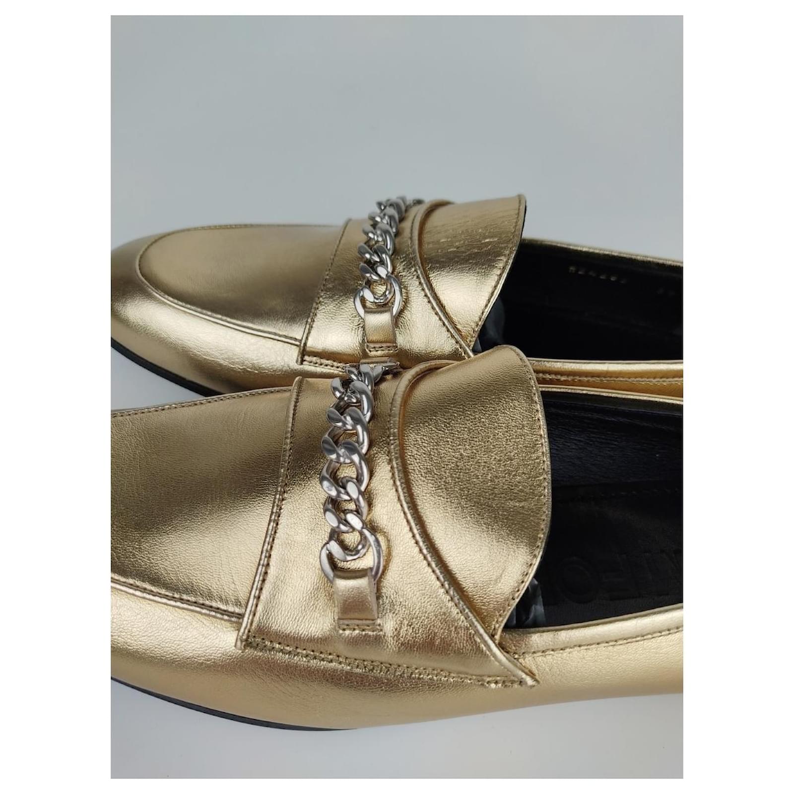 Tom Ford sheepskin loafers Golden Leather  - Joli Closet