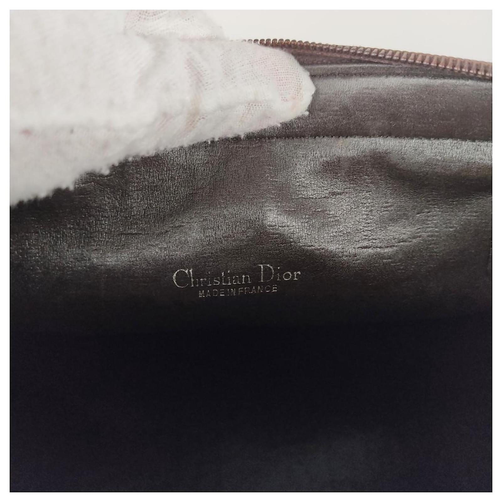 Christian Dior Trotter boston bag Beige Cloth ref.492434 - Joli Closet