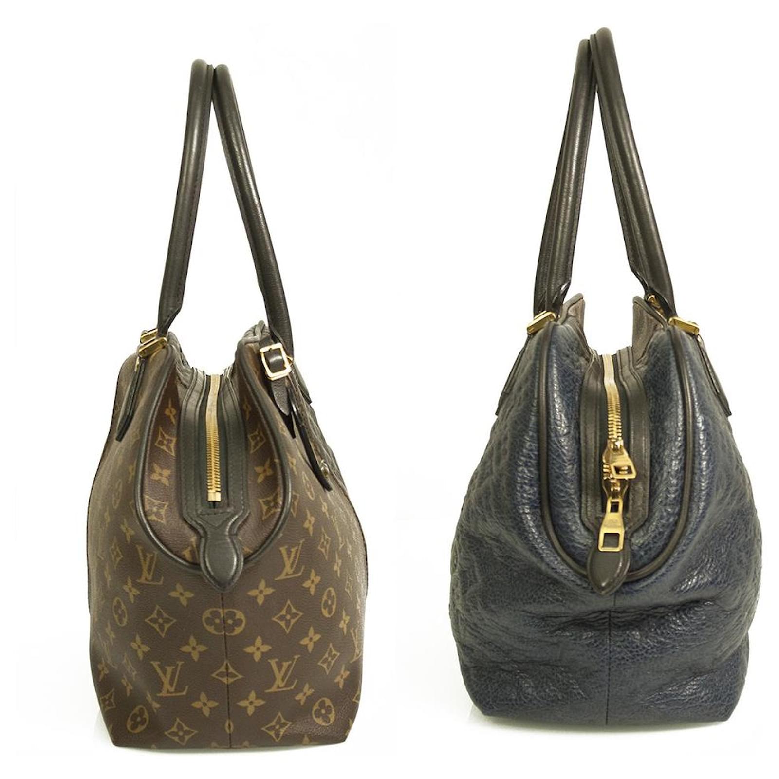 Louis Vuitton Limited Edition Marine Monogram Blocks Handtasche mit Reißverschluss Mehrfarben