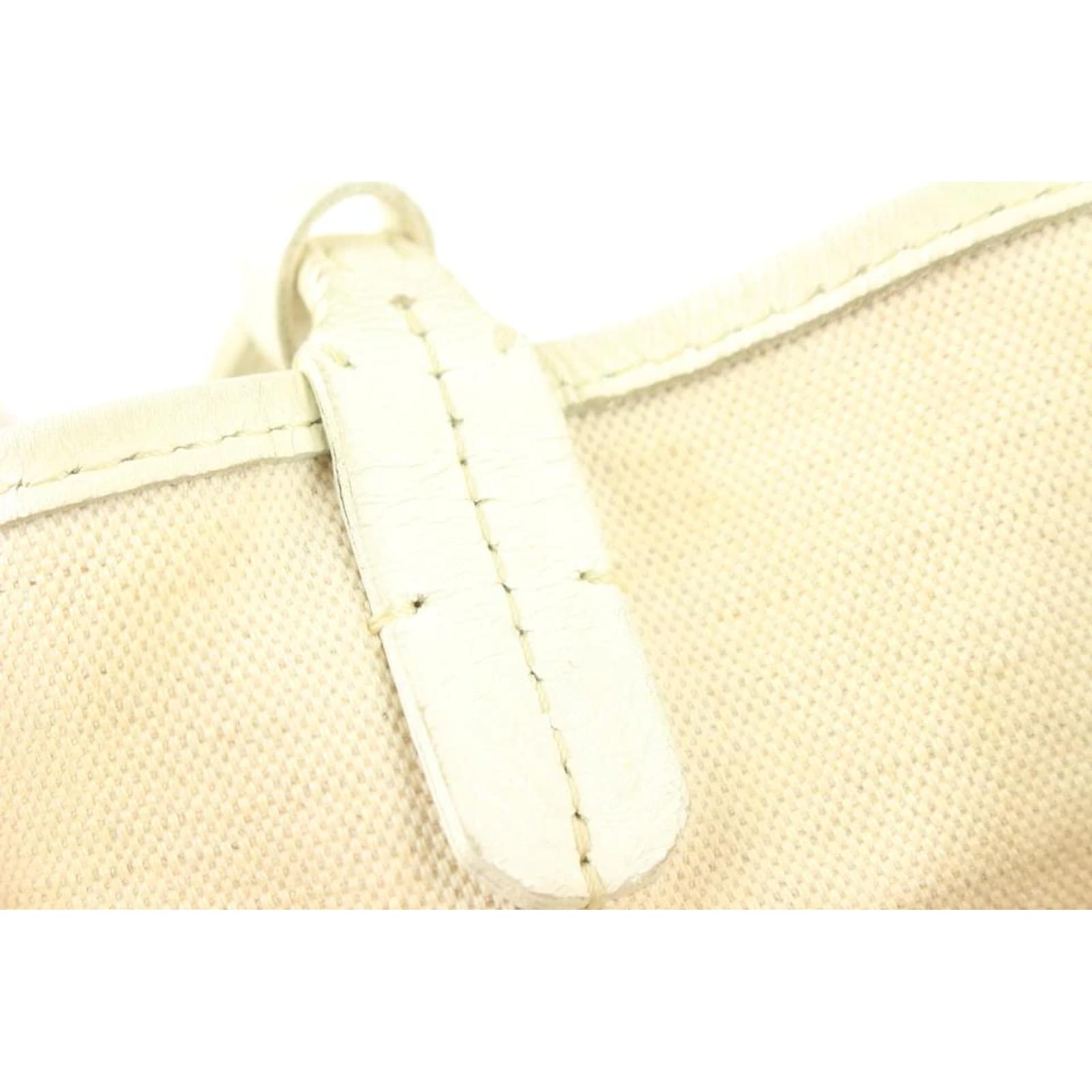 Goyard Sac cabas blanc St Louis PM avec pochette Cuir ref.493376 - Joli  Closet
