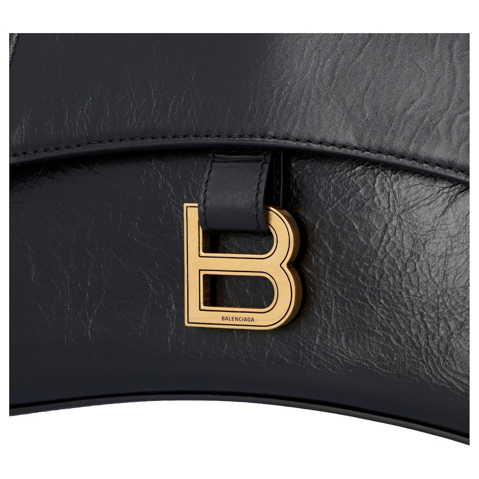 Balenciaga Women Small Downtown Shoulder Bag With Chain In