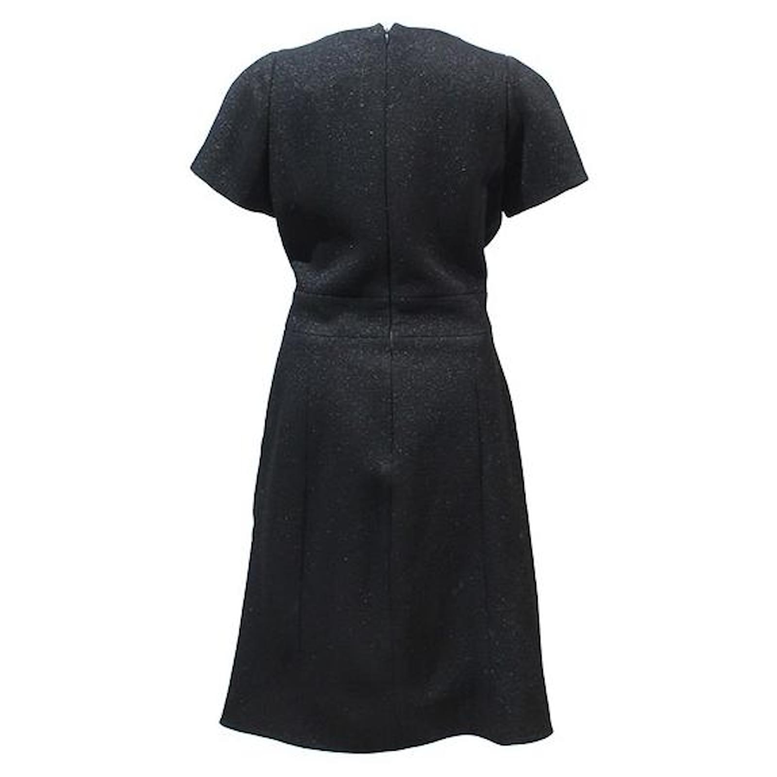 Chanel Dresses Black Wool ref.493972 - Joli Closet