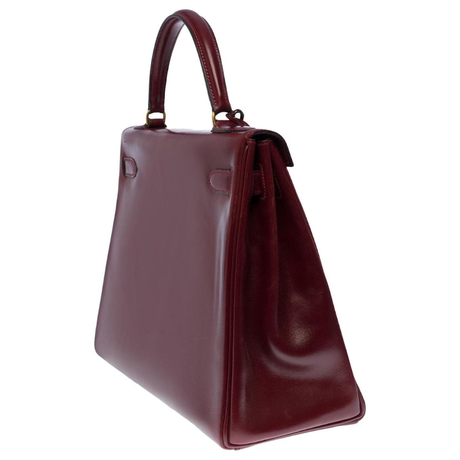 Hermès Bold Red Kelly Bag Leather ref.631970 - Joli Closet