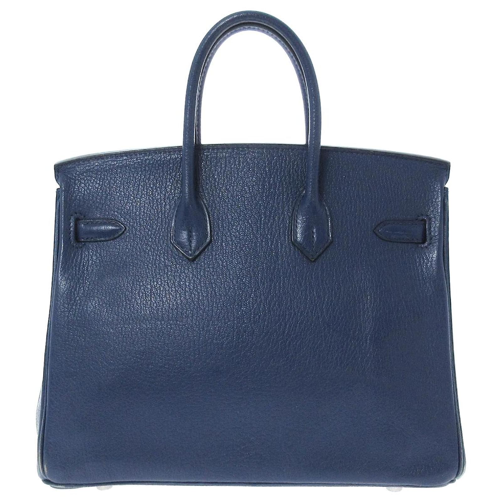 Hermès HERMES BIRKIN Navy blue Leather ref.494138 - Joli Closet