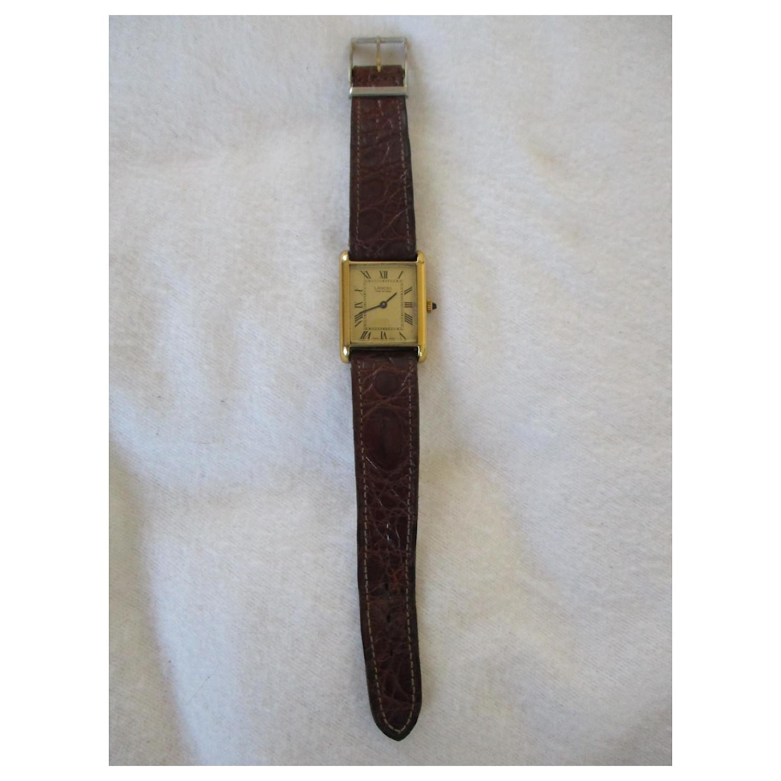Lancel gold plated watch. Golden Gold-plated ref.494205 - Joli Closet