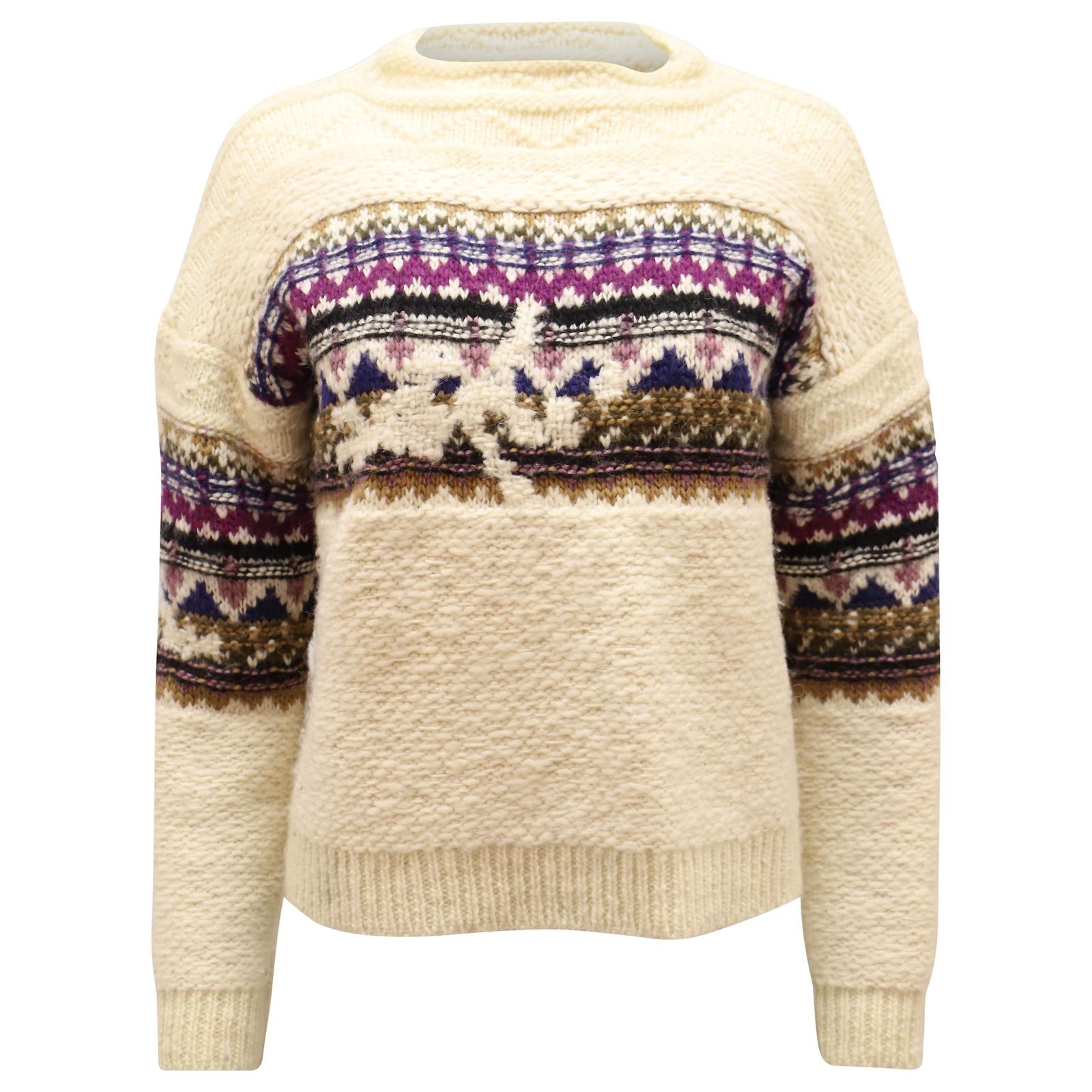 Pull Isabel Marant En Tricot écru - Taille 38fr - Occasion Très Bon état